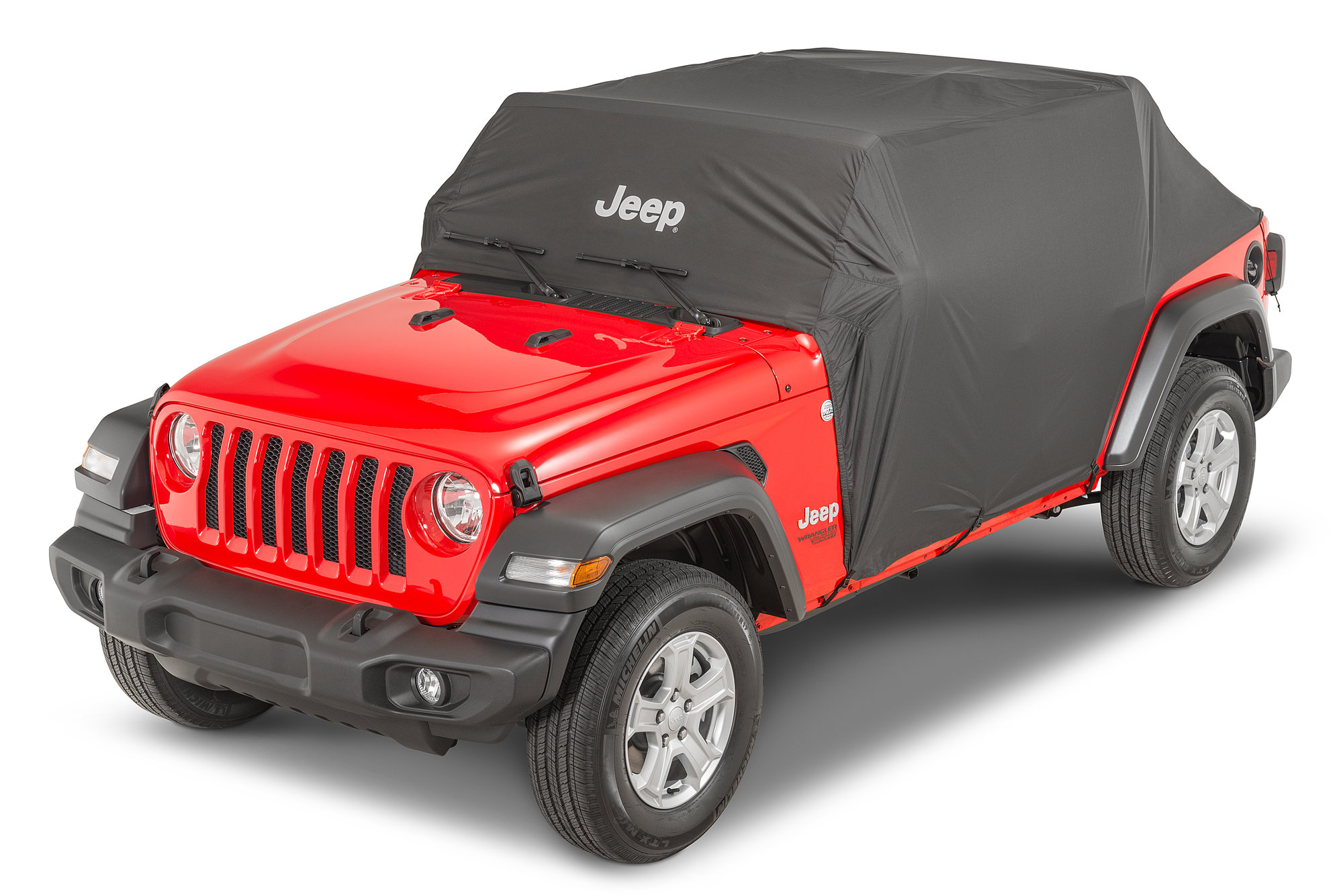 JEEP WRANGLER Black Water Resistent Nylon Cab Cover With Jeep Logo NEW OEM MOPAR