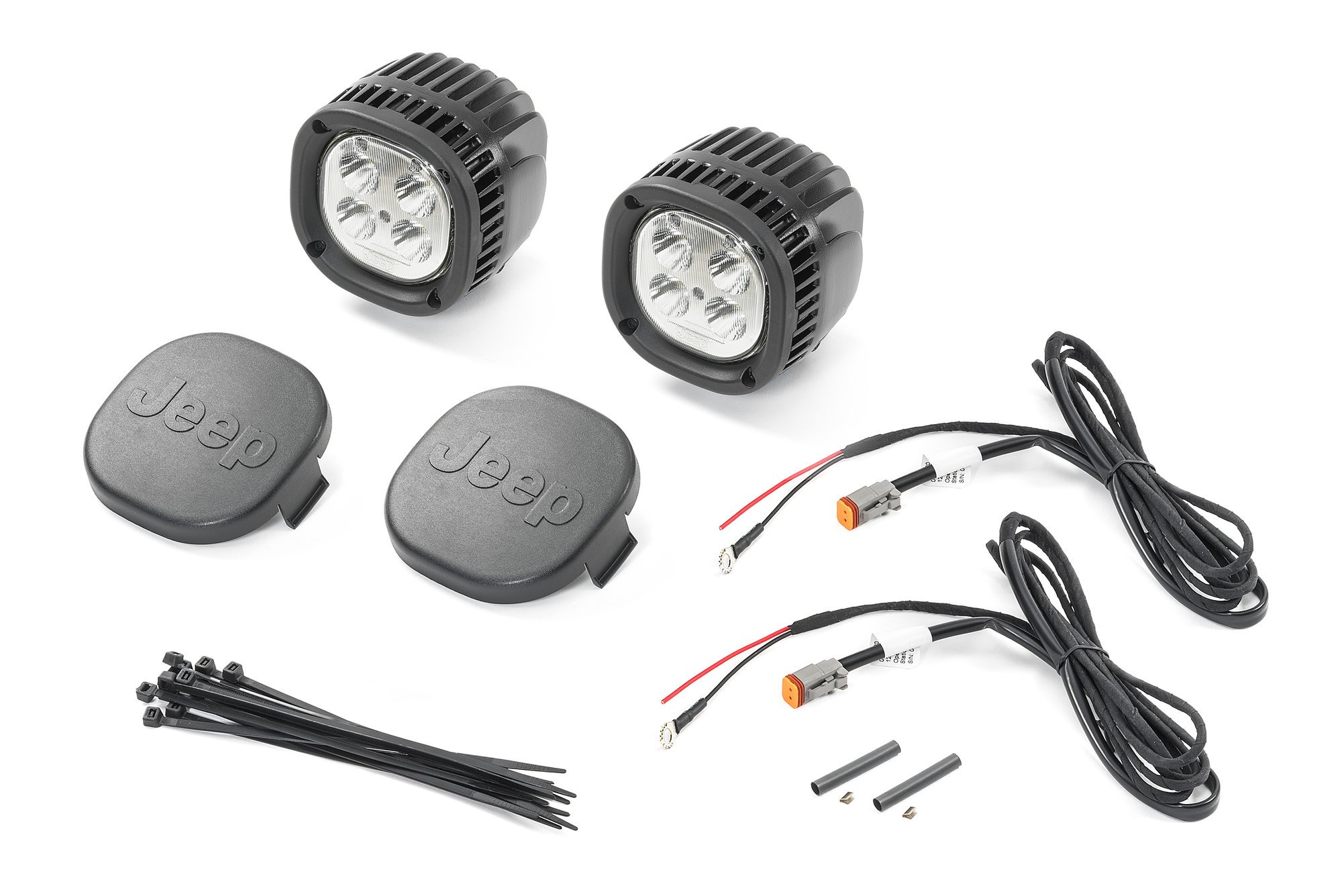 Mopar 82215385AB 5 LED Offroad Light Kit for 18-20 Jeep Wrangler