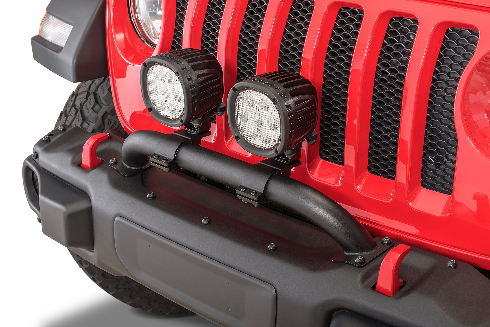 Mopar 82215729 Winch Guard Light Mounting Bracket for 18 20 Jeep