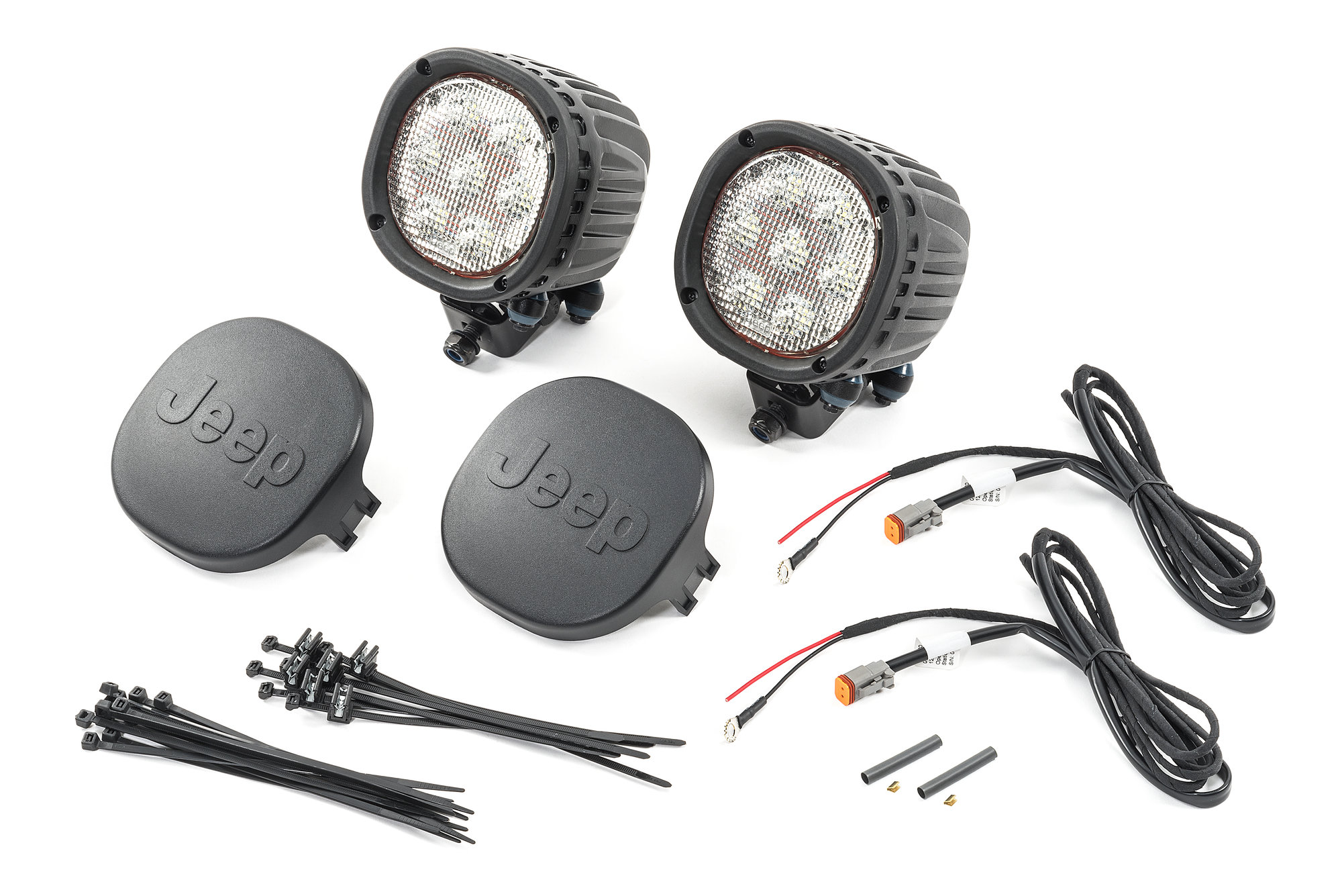 Mopar 82215386 7 Led Offroad Light For 18 20 Jeep Wrangler Jl Amp Gladiator Jt
