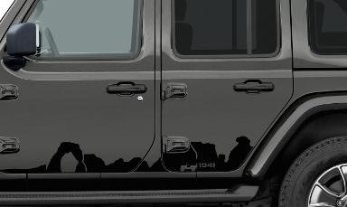 Mopar 82215730 Mountain Side Graphic For 18 20 Jeep