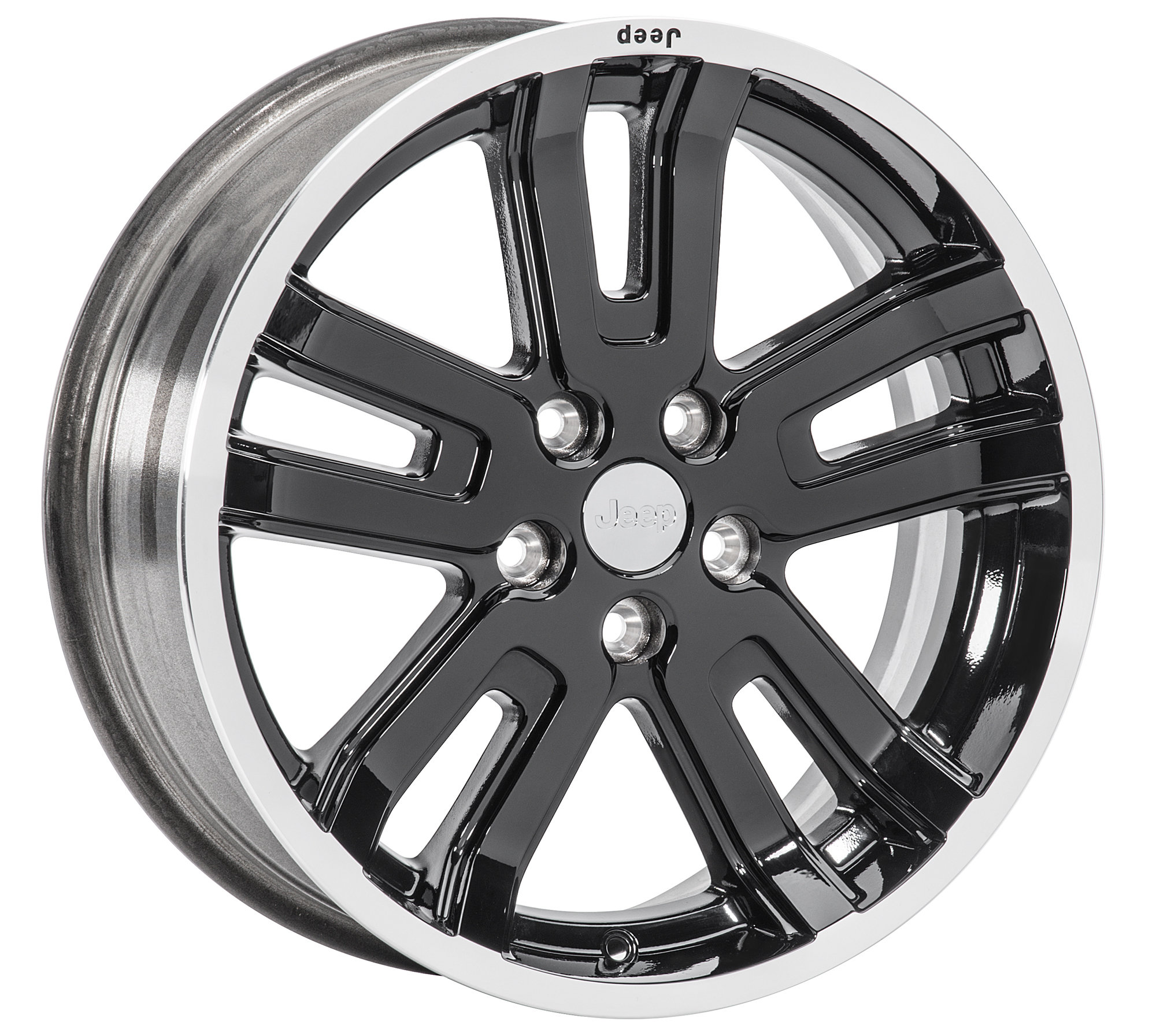 Mopar 82211248 Liberty Wheel In Black With Machined Lip