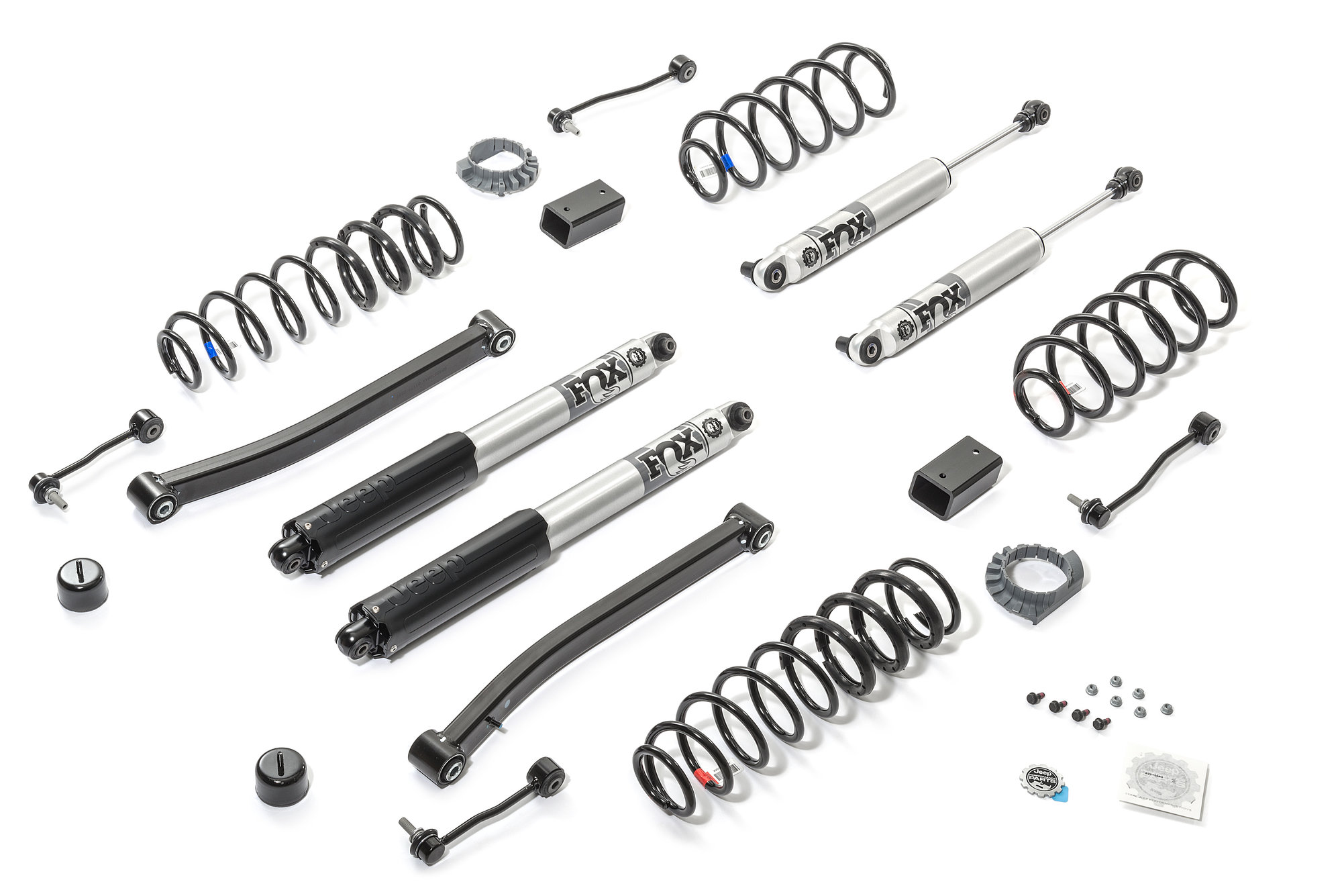 Rough Country 3.5in Suspension Lift Kit Stage 2 with Control Arms for 18-23  Jeep Wrangler JL Unlimited