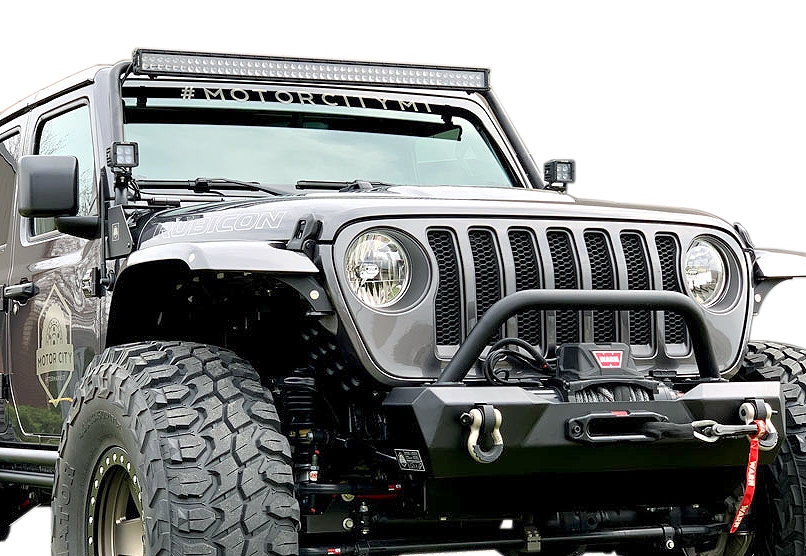 Motor City Aftermarket Jlws18 Windshield Light Bar Mount