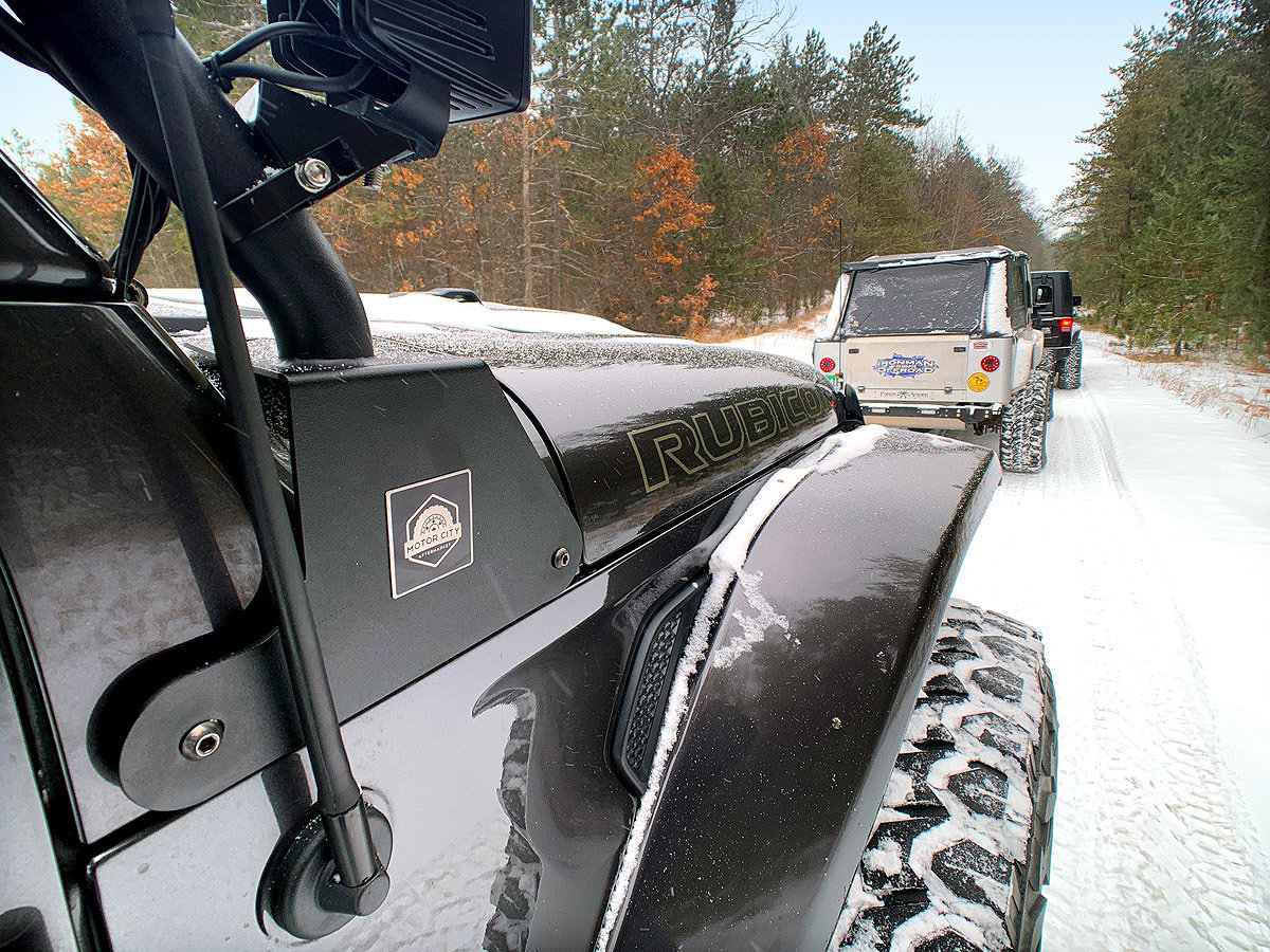 Motor City Aftermarket JLWS18 Windshield Light Bar Mount for 1821 Jeep