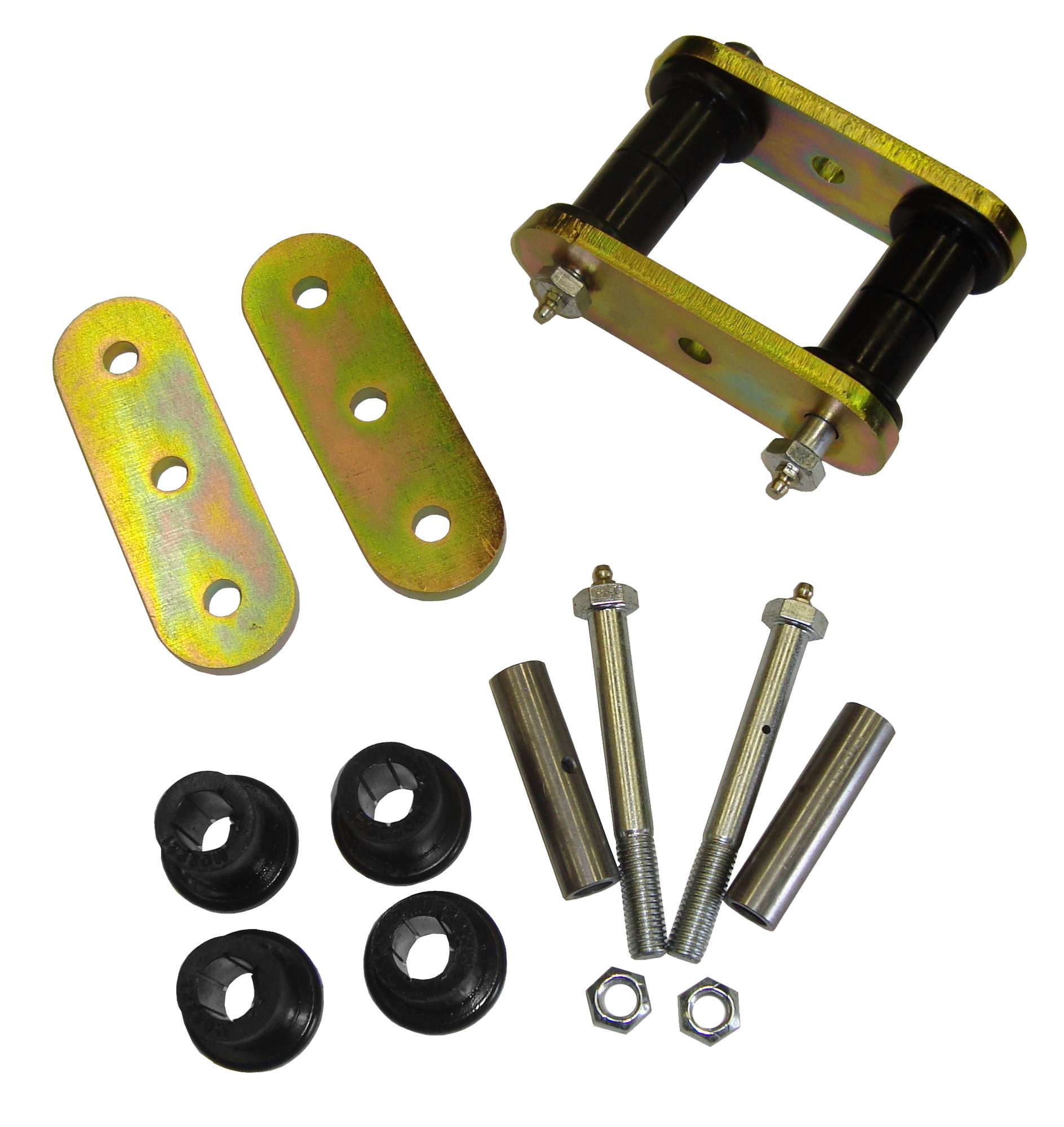 Mountain OffRoad Rear 0" Lift HD Lubeable Shackles for 8795 Jeep