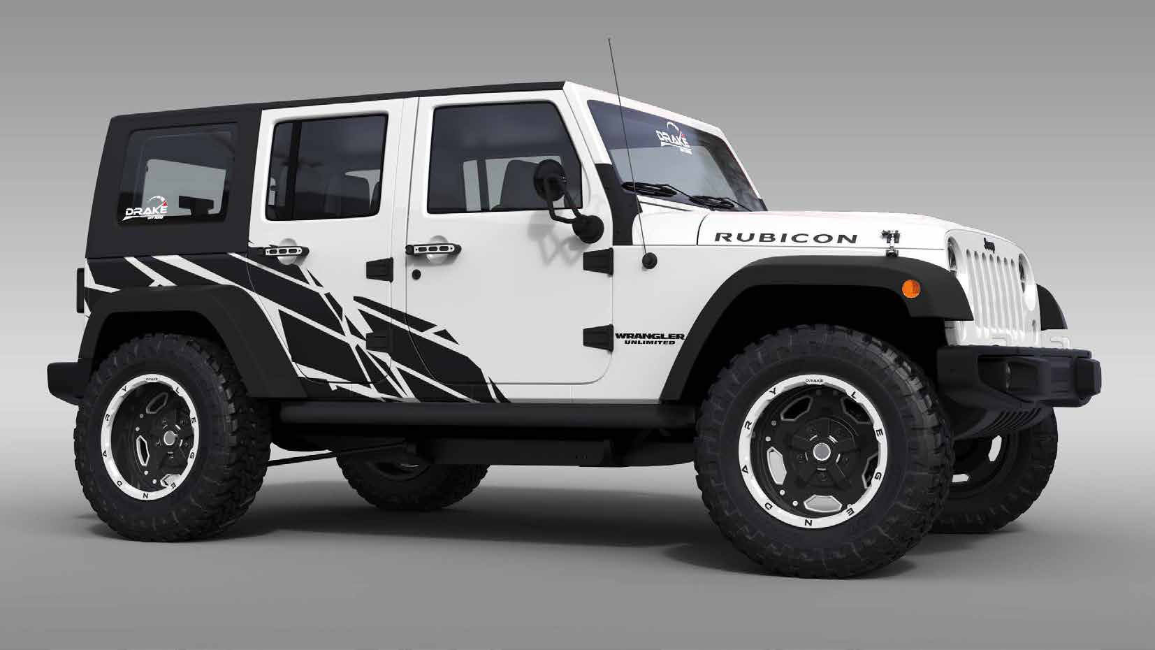Dv8 Offroad Og Wl Jp Og Innovations Wasteland Decal For 07 18 Jeep Wrangler Unlimited Jk Quadratec