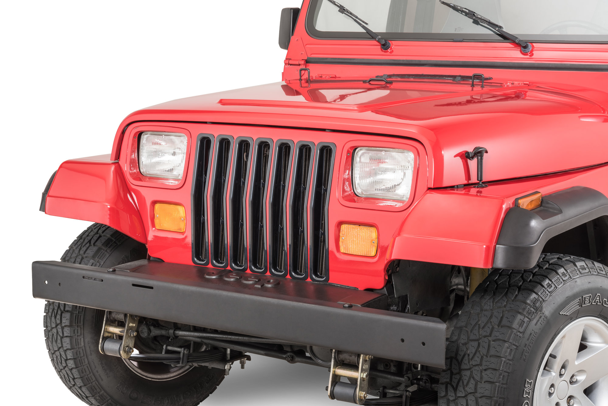 Rugged Ridge Plastic Grill Inserts For 87 95 Jeep Wrangler