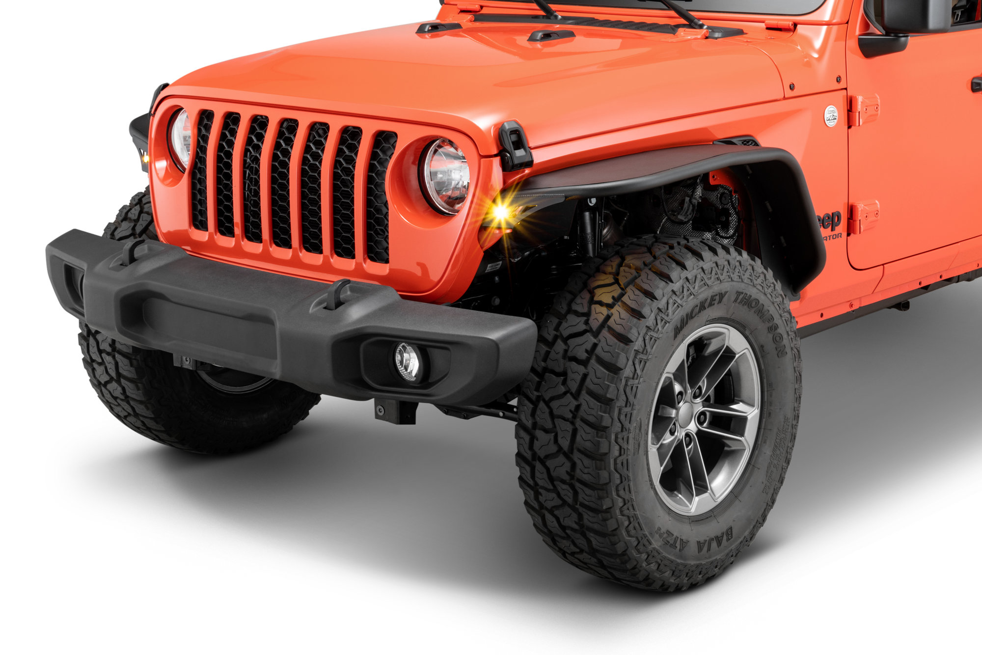Rugged Ridge Steel Tube Fenders for 2022 Jeep Gladiator JT Quadratec