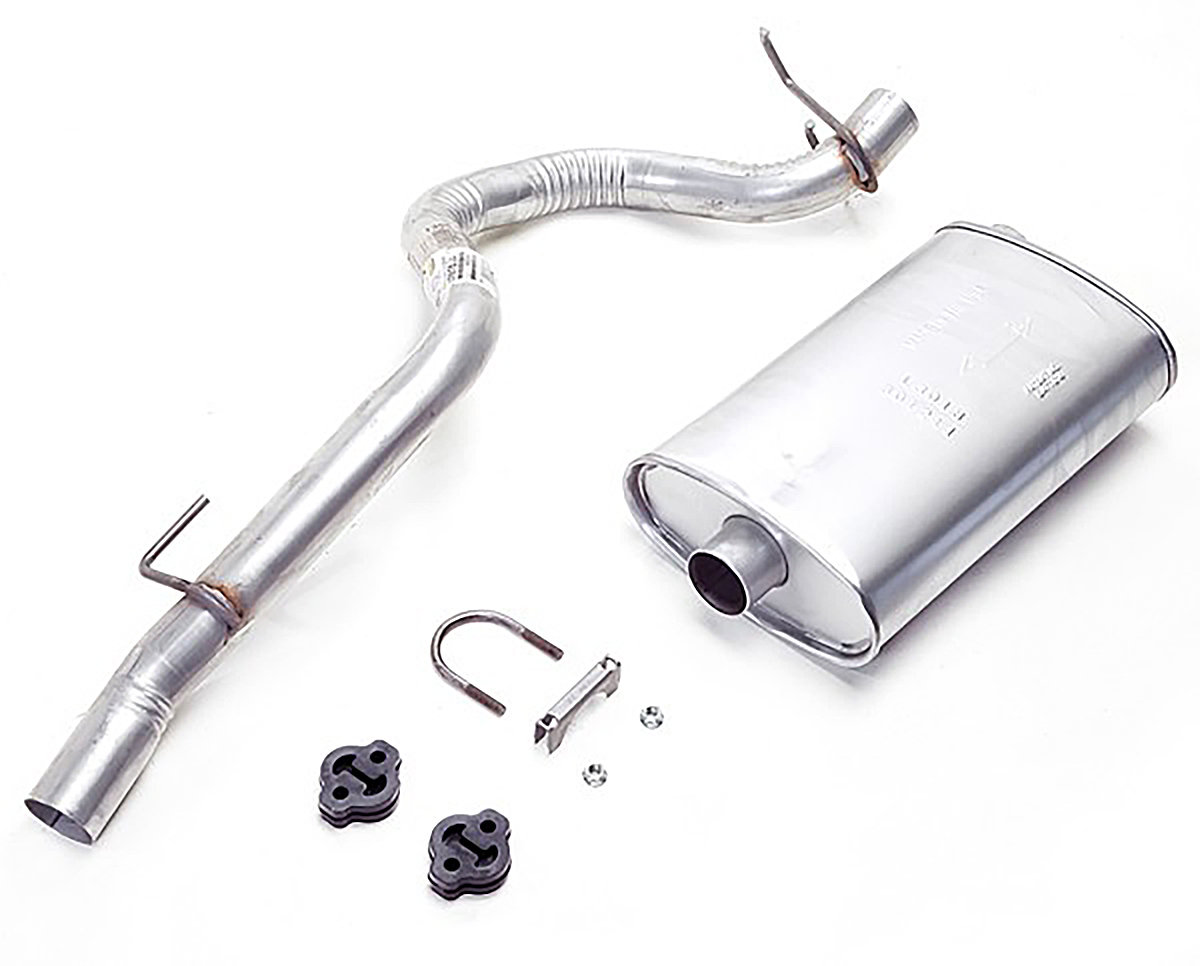OMIX  Muffler & Tailpipe Kit for 93-95 Jeep Wrangler YJ with 4 &  6cyl. Engine | Quadratec