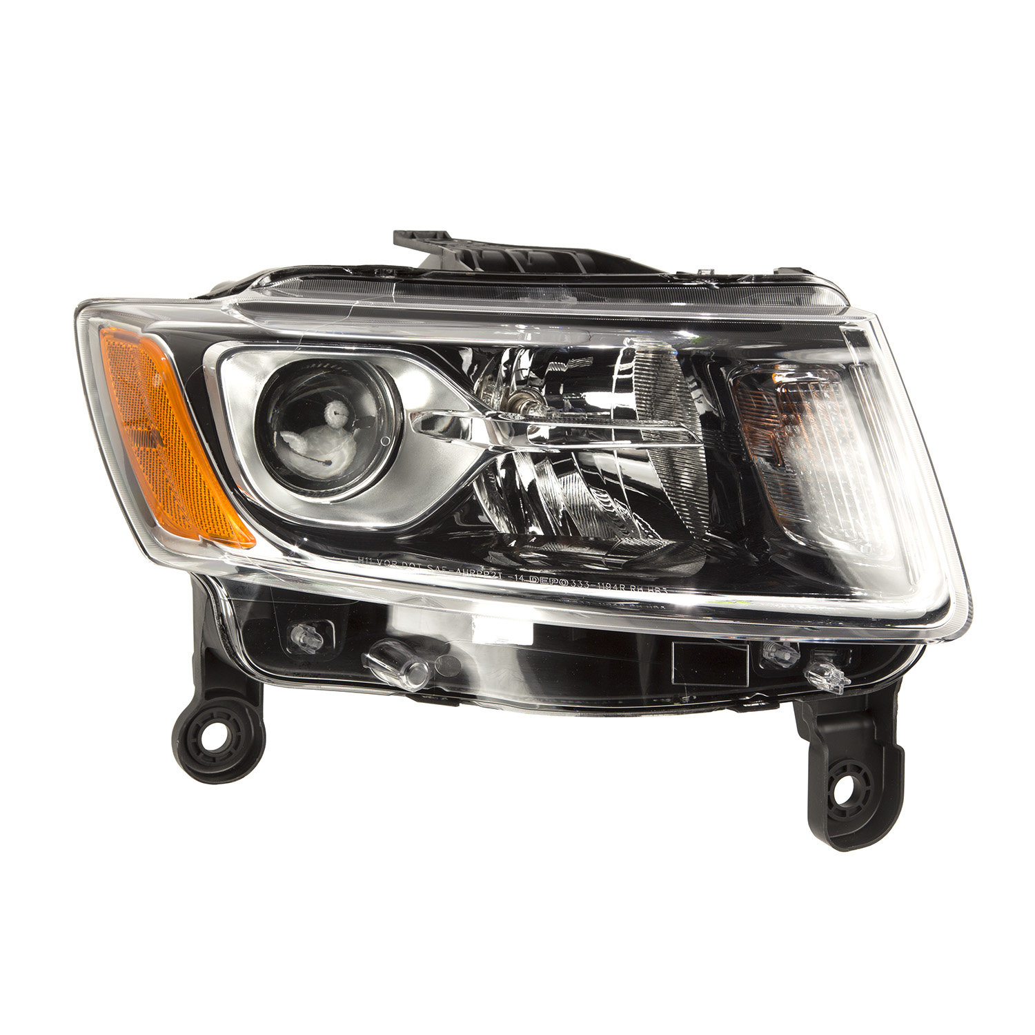Omix Ada 12402 38 Passenger Side Headlight Assembly For 14