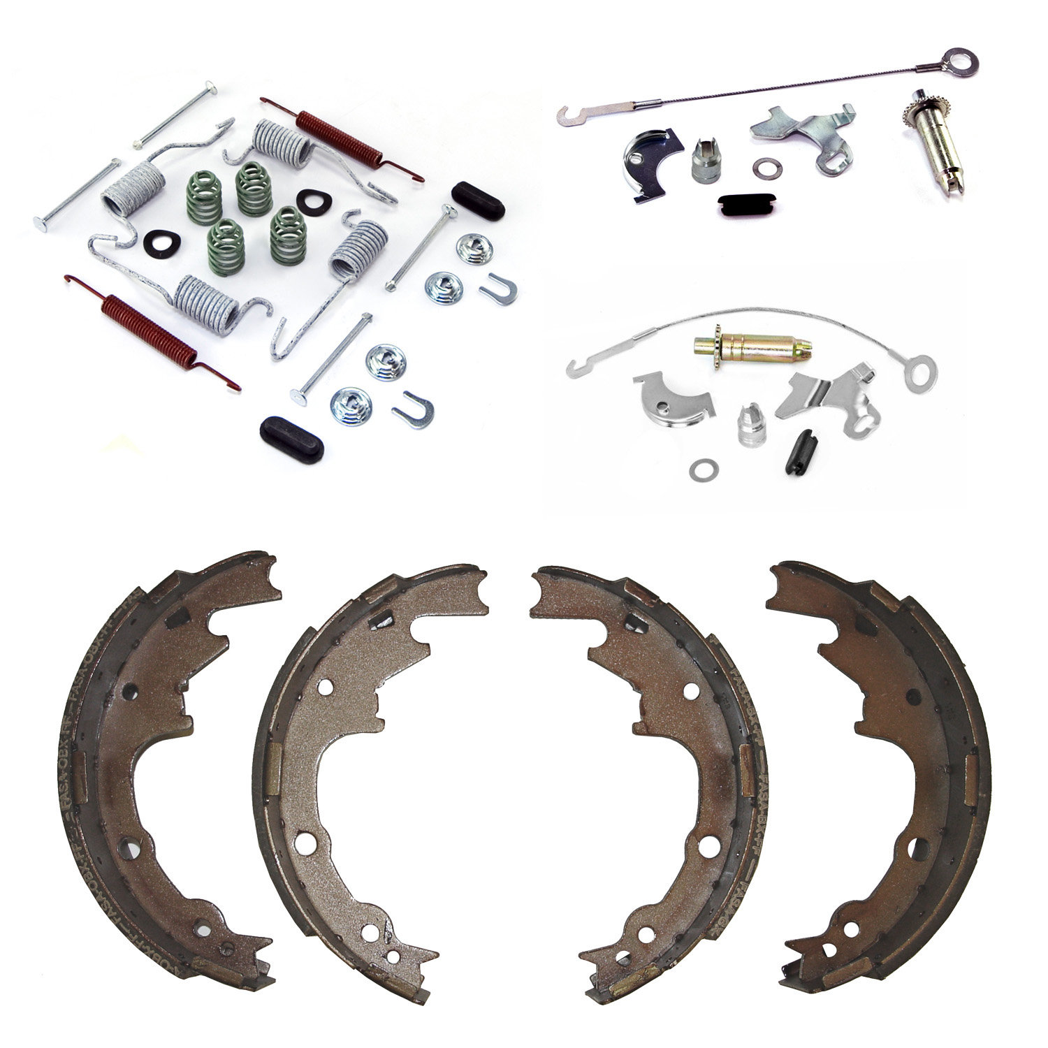 Omix Ada 16766 06 Rear Brake Shoe Service Kit For 00 06
