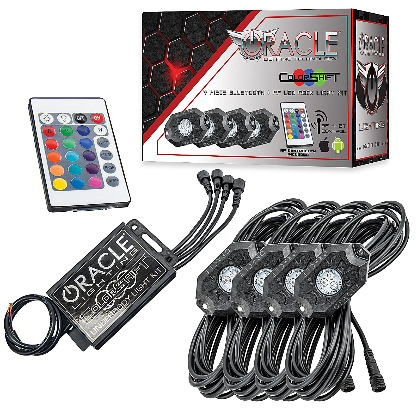 Oracle Lighting ColorSHIFT Underbody Rock Light Kit | Quadratec