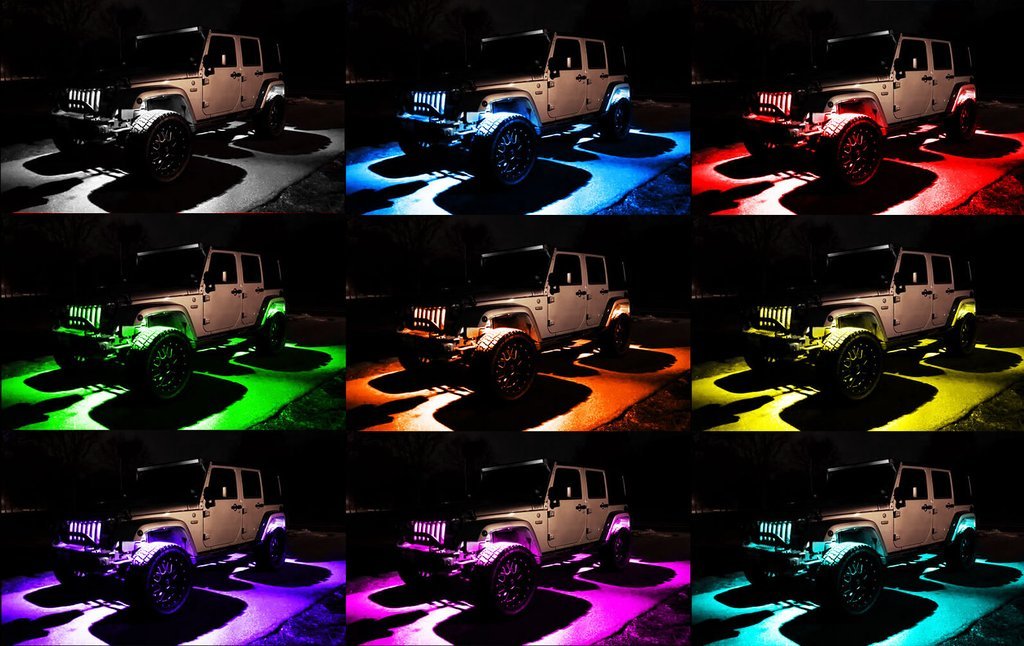 Oracle Lighting ColorSHIFT Underbody Rock Light Kit | Quadratec