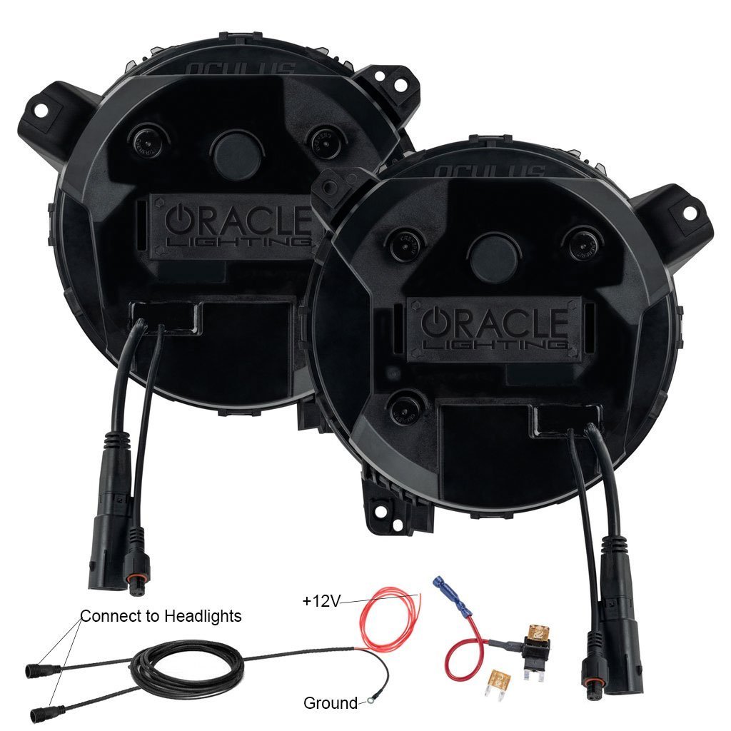 lektie Korrekt klint Oracle Lighting Oculus 9" Bi-LED Projector Headlights for 18-22 Jeep  Wrangler JL & 20-22 Gladiator JT | Quadratec