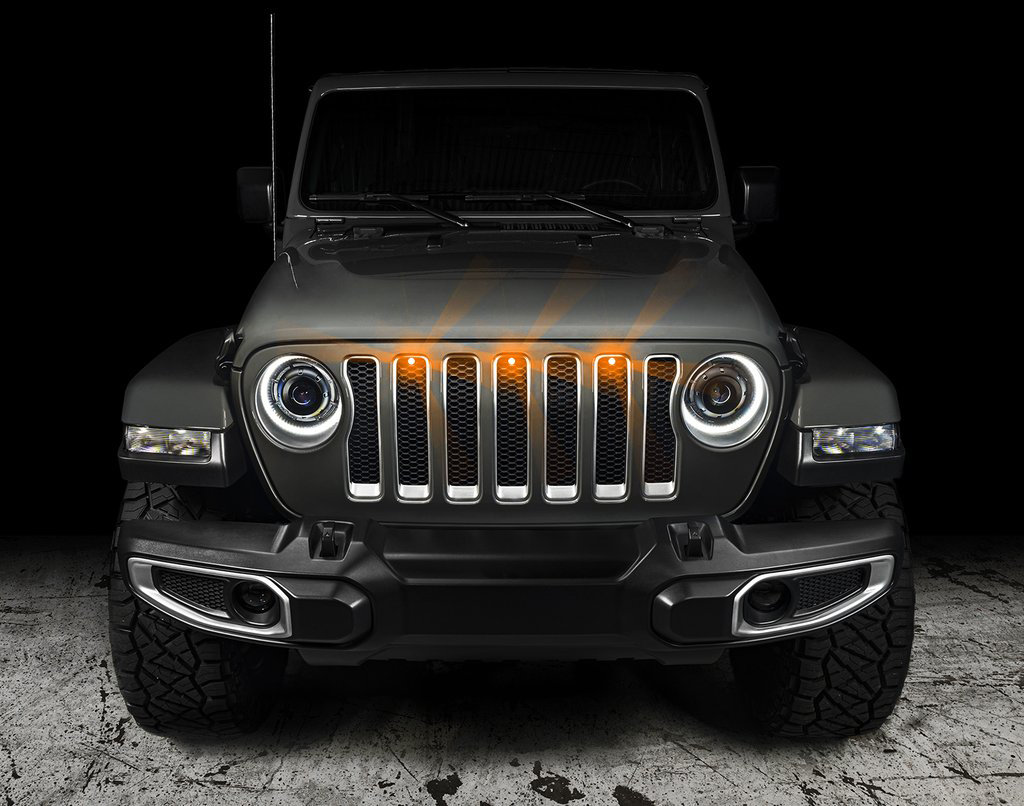 Oracle Lighting Pre-Runner Style LED Grille Light Kit for 18-21 Jeep  Wrangler JL | Quadratec