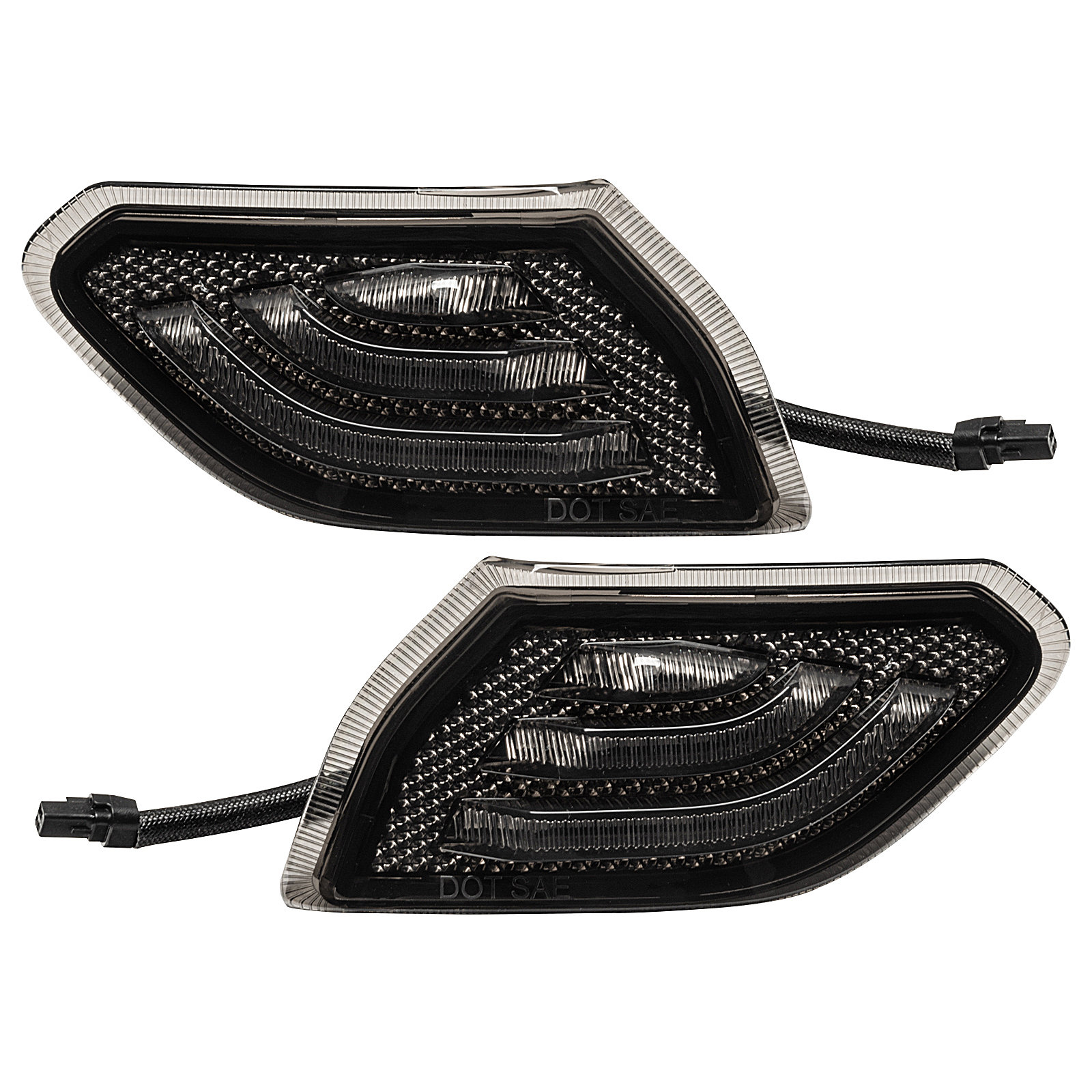 Oracle Lighting 5853-504 Smoked Front Side Markers 18-21 Jeep Wrangler JL & 2021 Gladiator | Quadratec