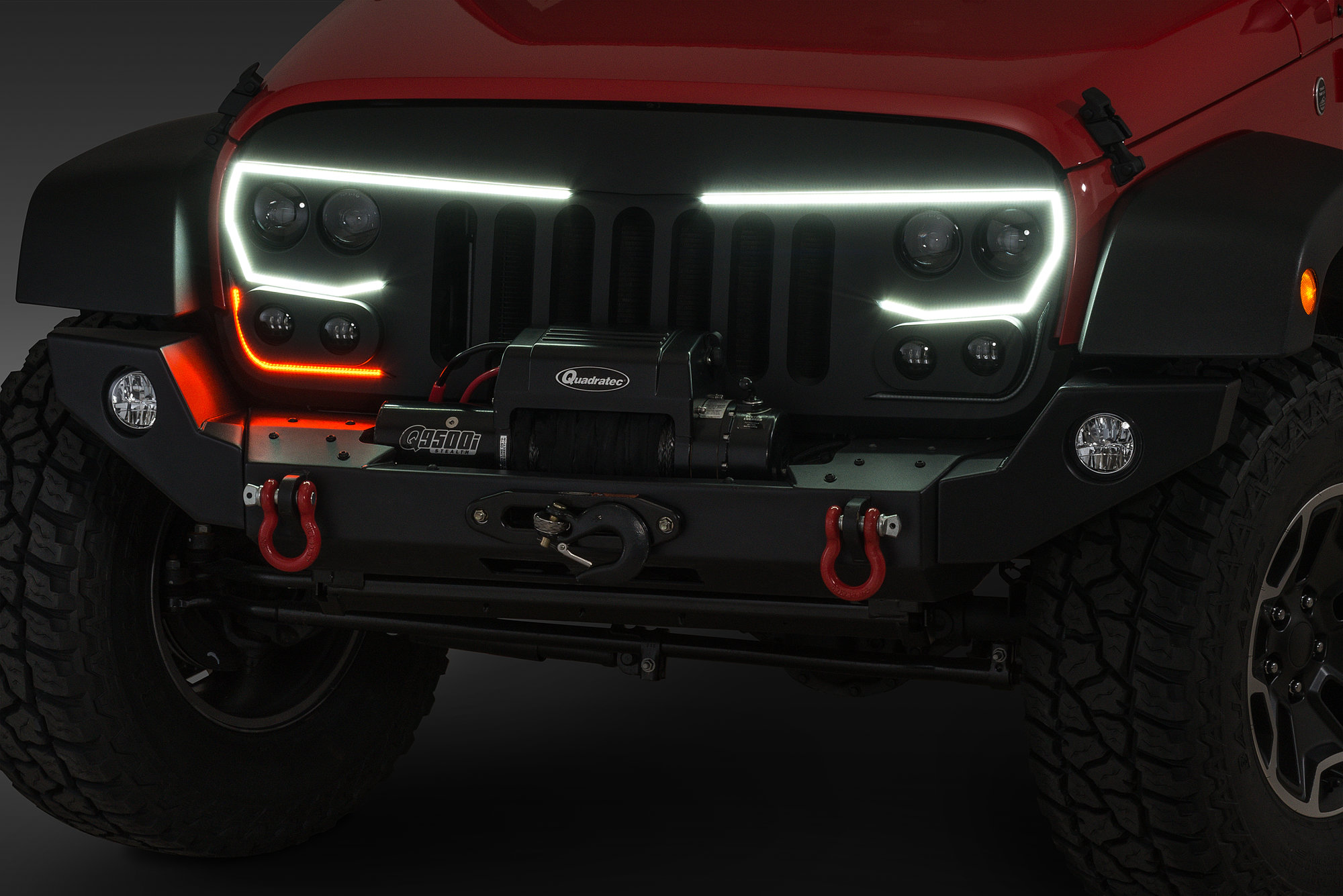 Oracle Lighting 5817 504 Vector Grill For 07 18 Jeep