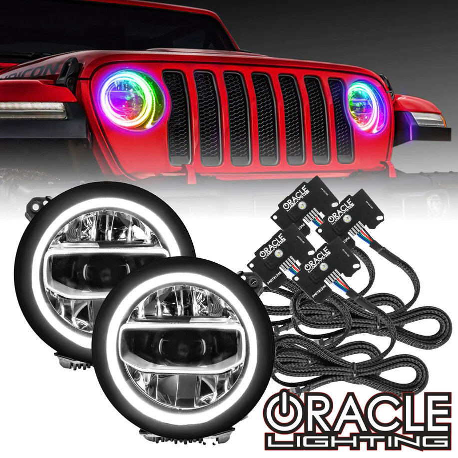 Oracle Lighting ColorSHIFT® RGB+W Headlight DRL Upgrade Kit for 1824