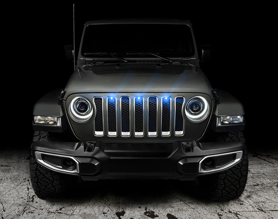 完璧 LED Style Pre-Runner Lighting Oracle Grill 18 for Kit Light パーツ
