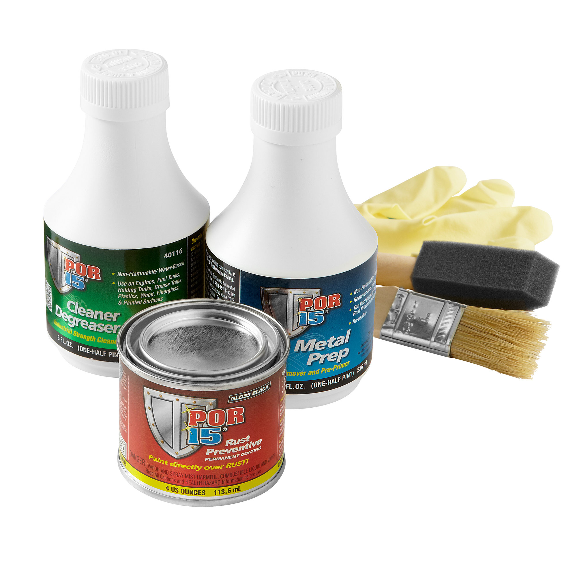 POR-15 Rust Prevent Paint Quart Kit