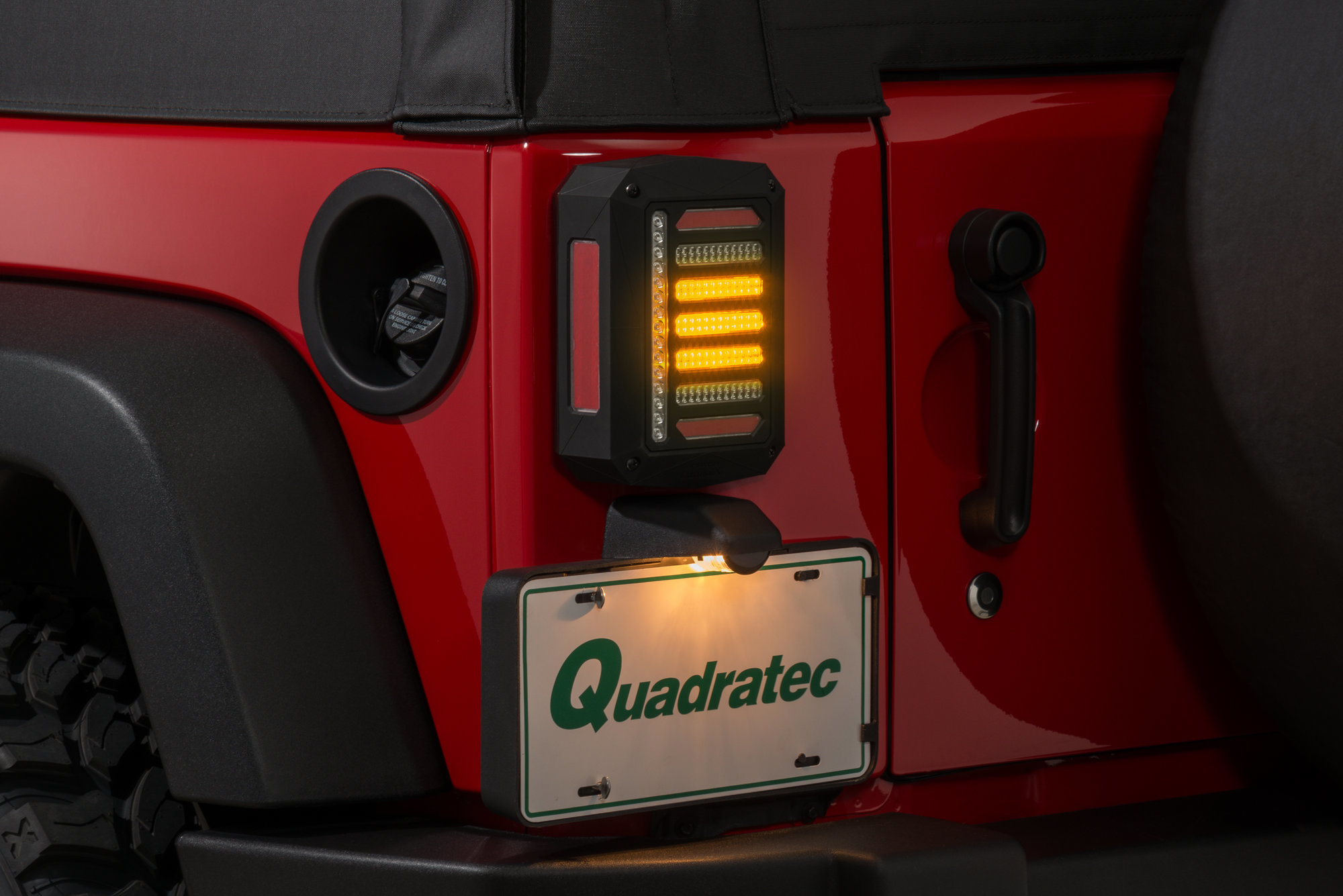 Quadratec Premium LED Projector Headlights & Putco LED Tail Lights for