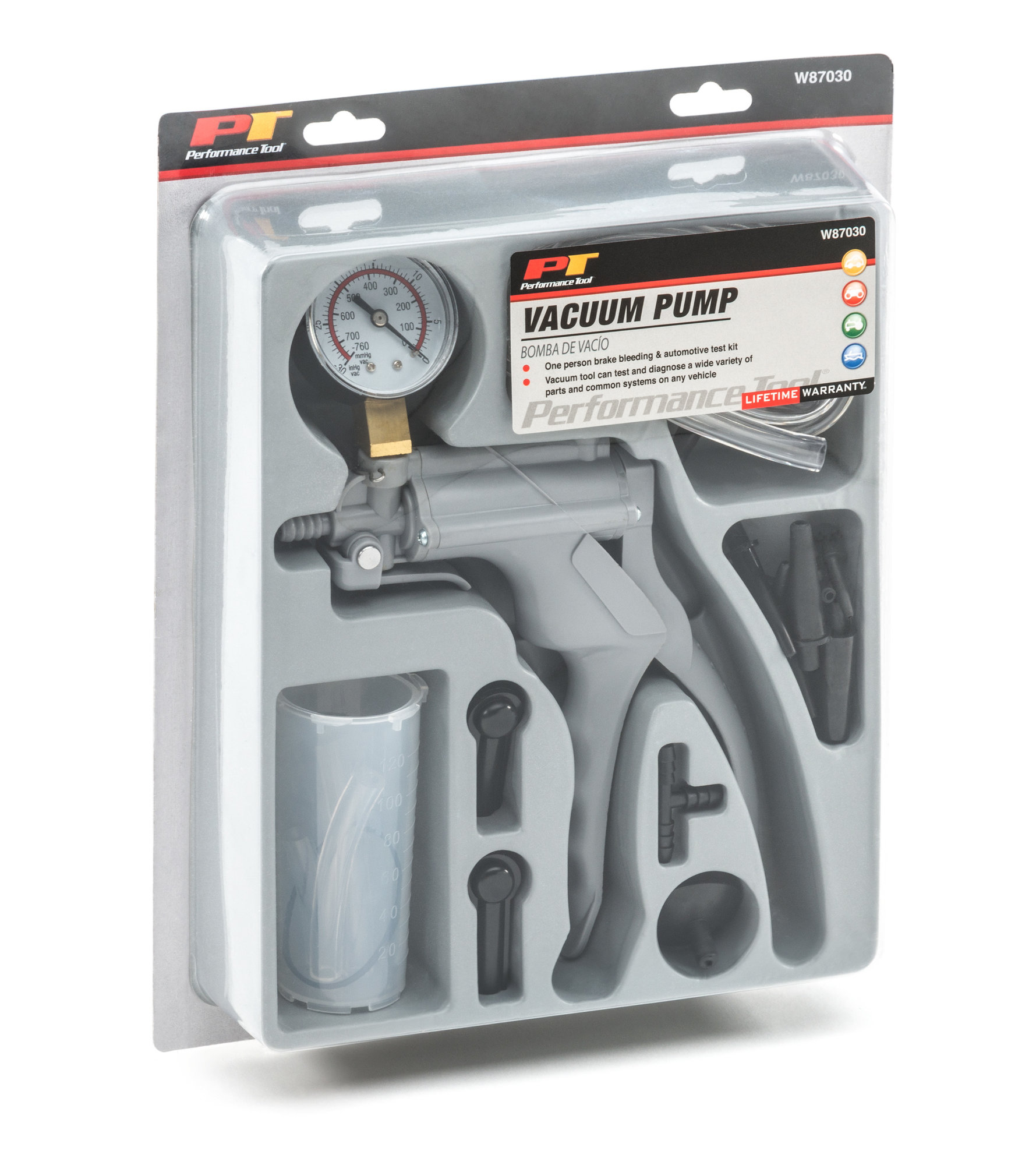 Performance Tool W87030 Hand Vacuum Pump Brake Bleeder Quadratec