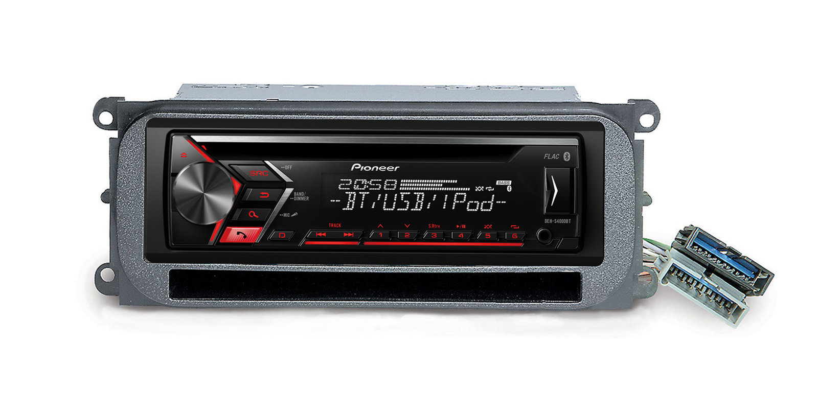 Pioneer DEHS4000BT CD Receiver with Bluetooth Quadratec