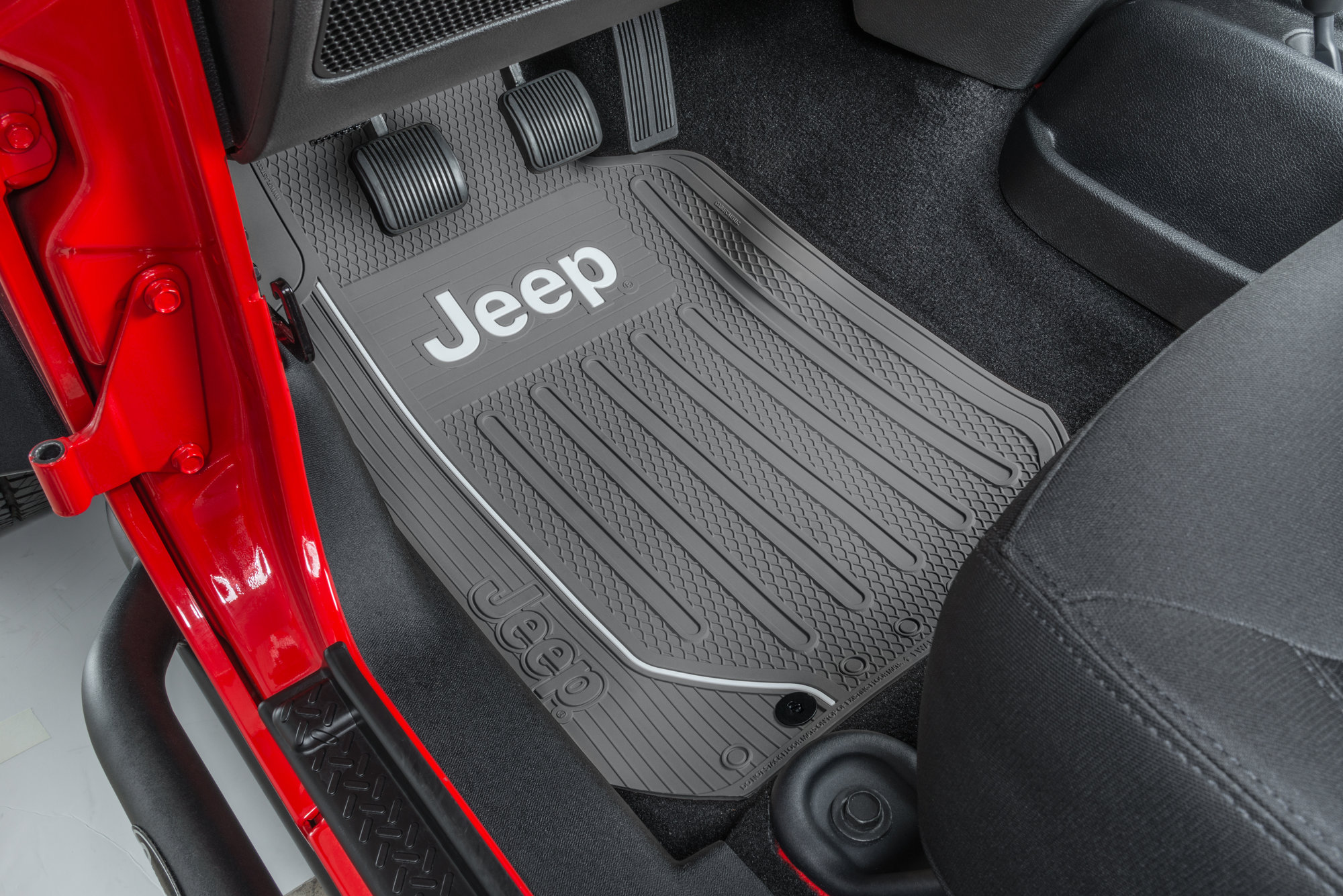 Jeep brand floor outlet mats