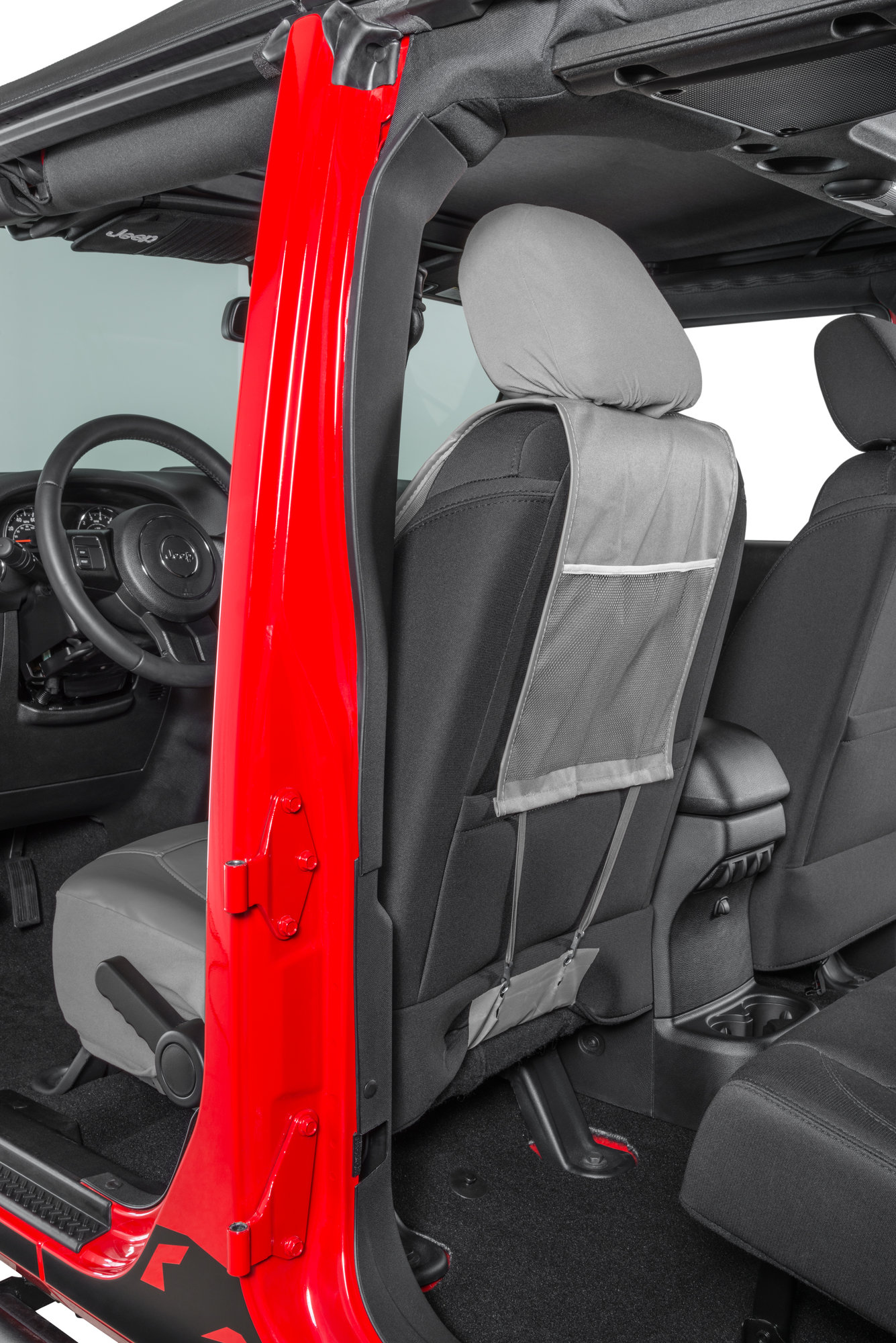 Plasticolor Jeep Logo Sideless Front Seat Cover For Jeep