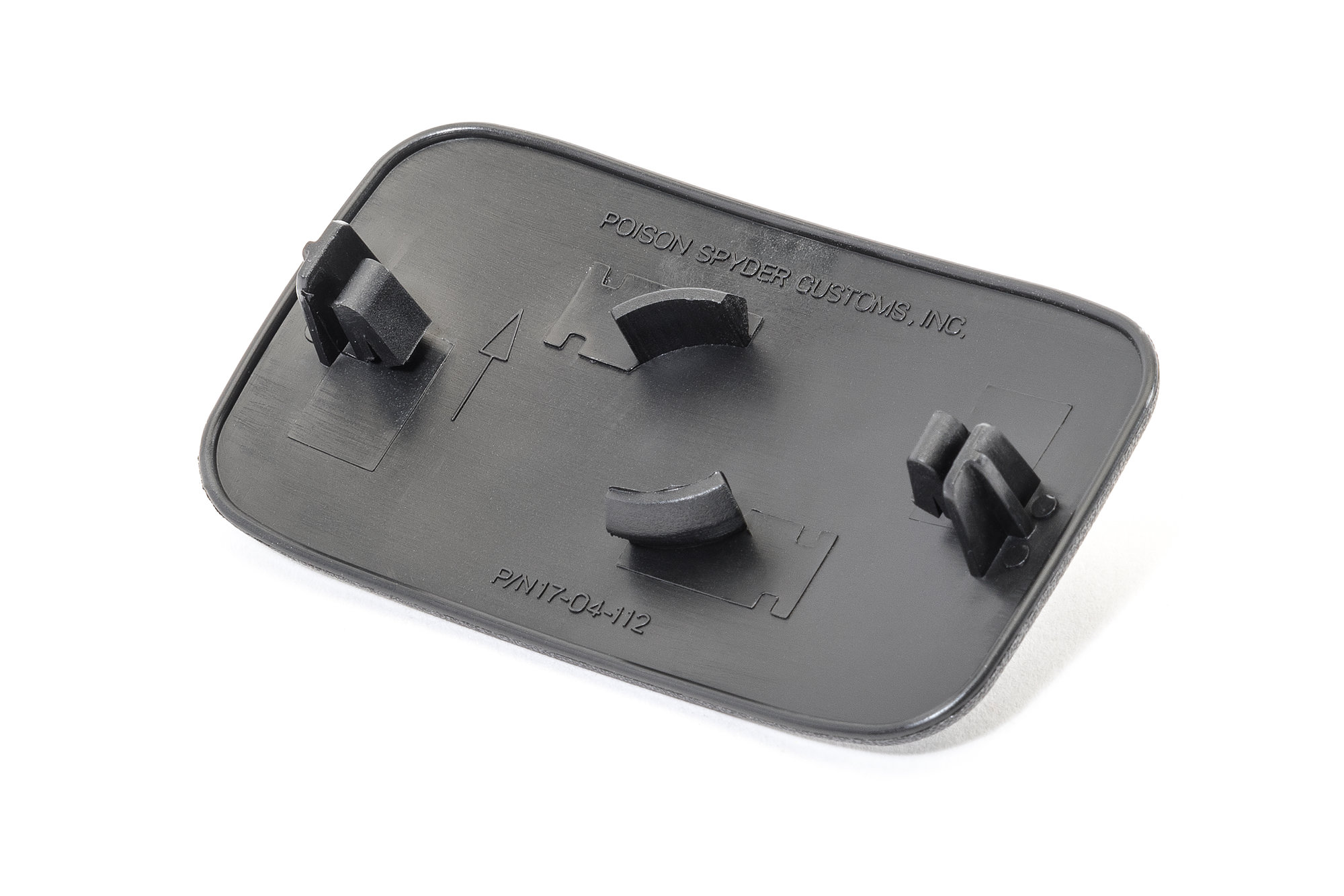 Poison Spyder 1704112 Rear License Plate Delete Cover for 0718 Jeep