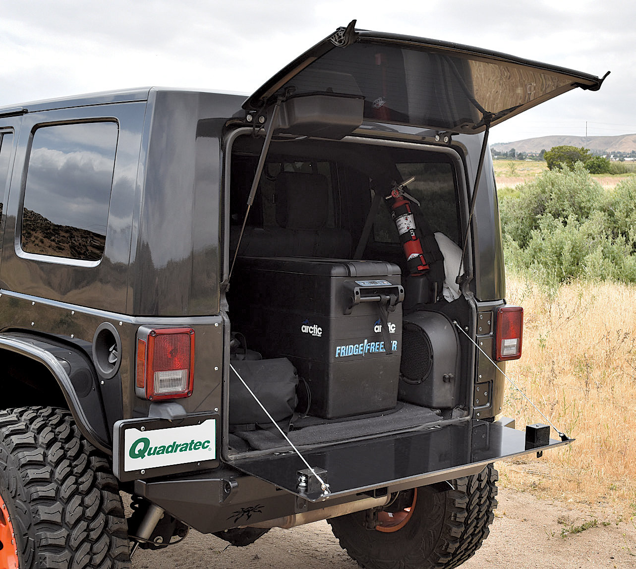 Poison Spyder 17-66-010 Trail Gate for 07-18 Jeep Wrangler JK | Quadratec