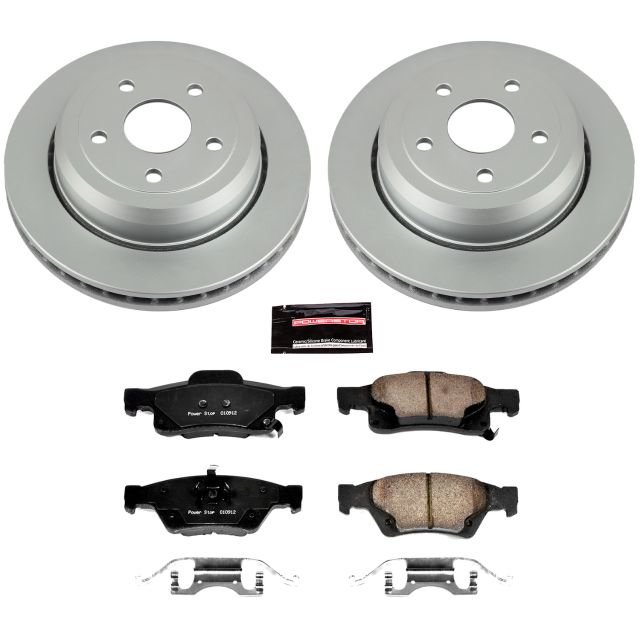 Power Stop CRK5953 Rear Z17 Evolution Geomet Coated Brake