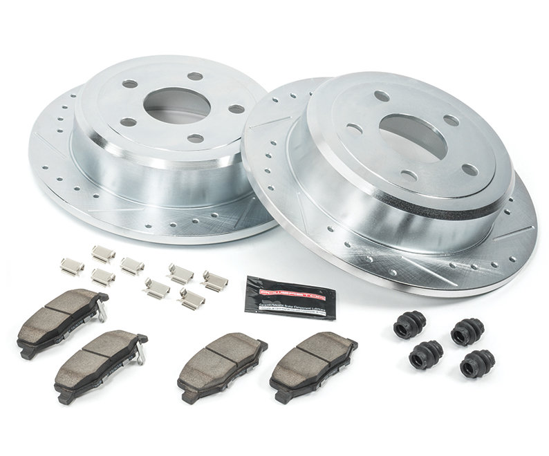 Power Stop KOE7127 Rear Stock Replacement Brake Kit