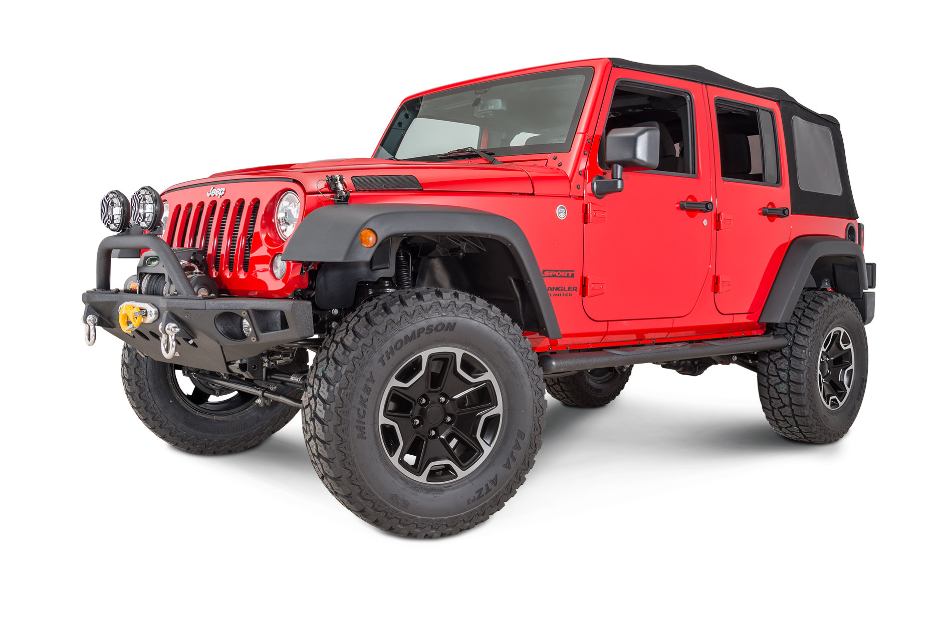 Jeep Wrangler Black Red