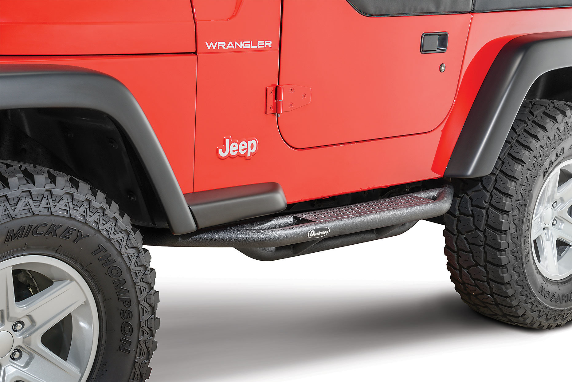 Quadratec QRC Side Armor with Step for 87-06 Jeep Wrangler YJ & TJ |  Quadratec