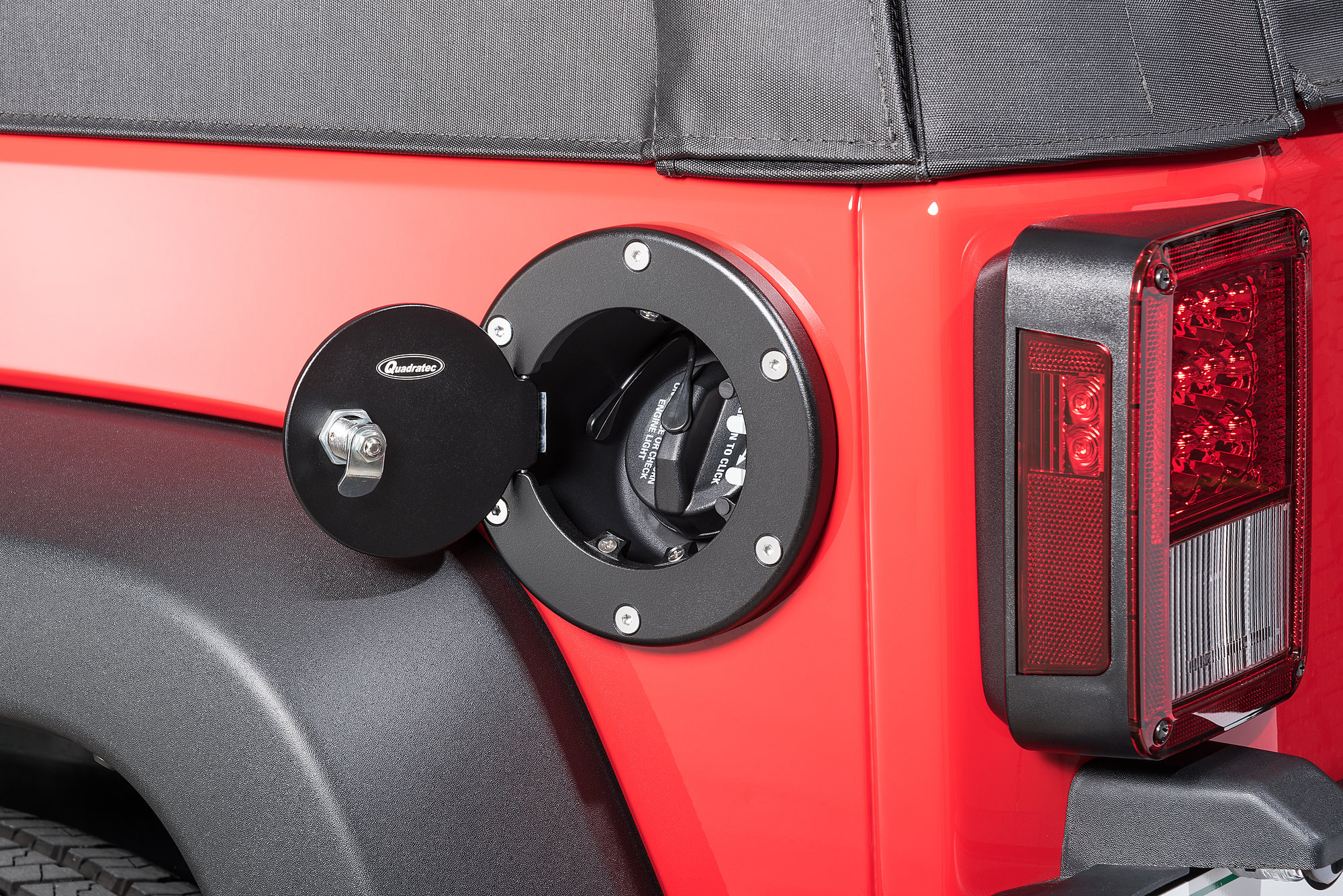Black Aluminum Gas Cover Cap Fit For Jeep Wrangler 07-16 JK Fuel Filler Door 1PC