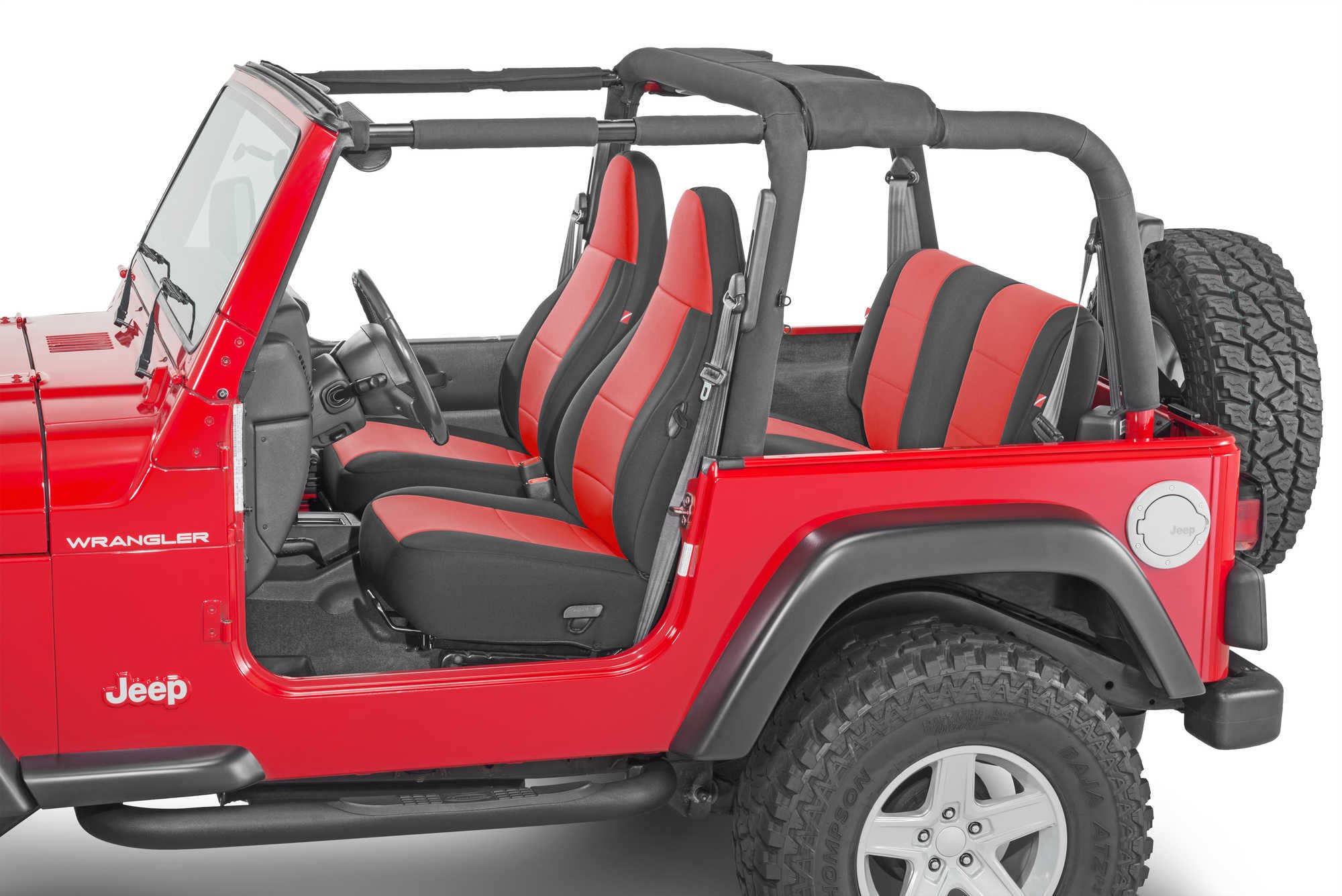 Diver Down Front and Rear Neoprene Seat Covers for 97-06 Jeep Wrangler TJ |  Quadratec