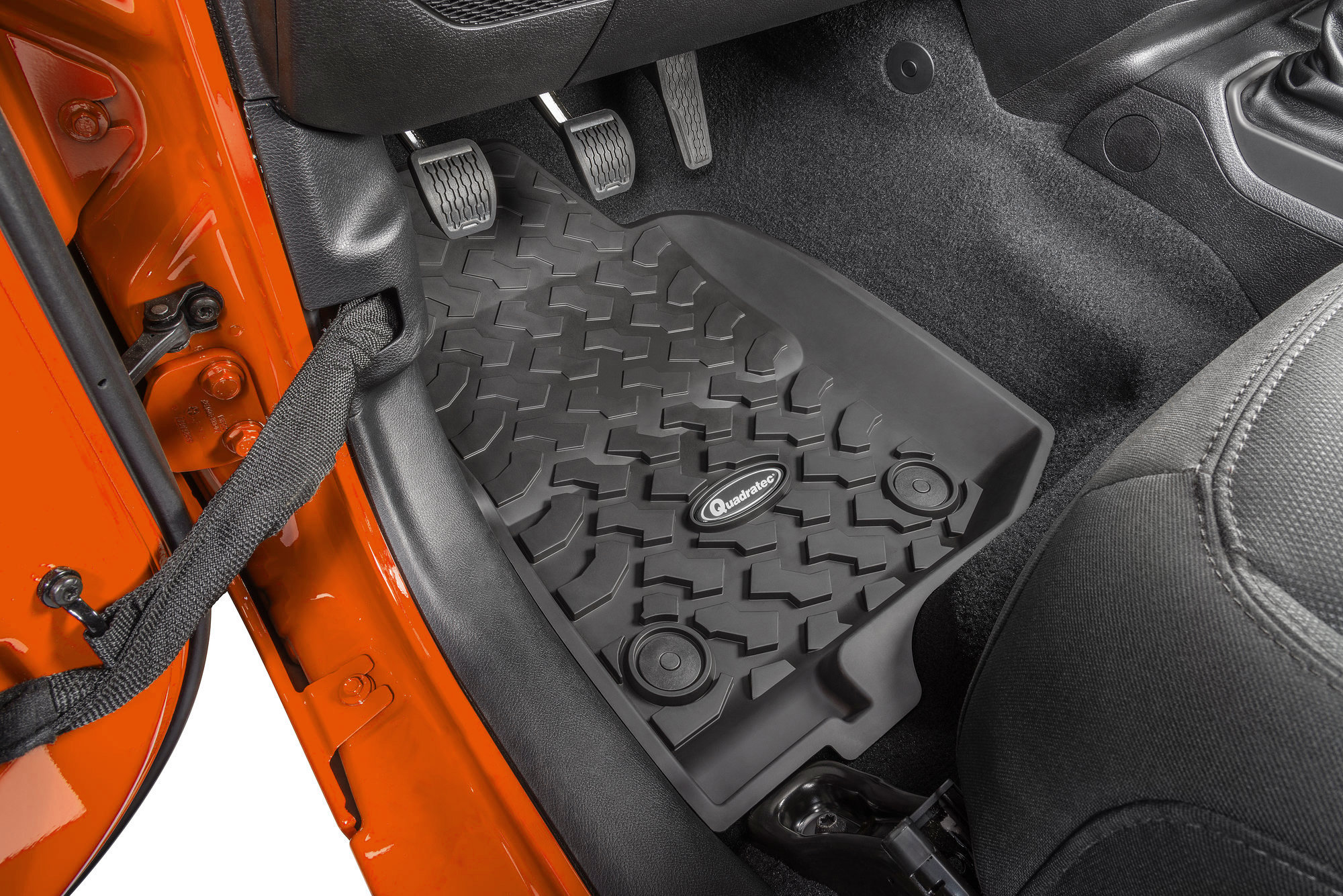 Quadratec Ultimate All Weather Floor Liners for 20 22 Jeep Gladiator JT