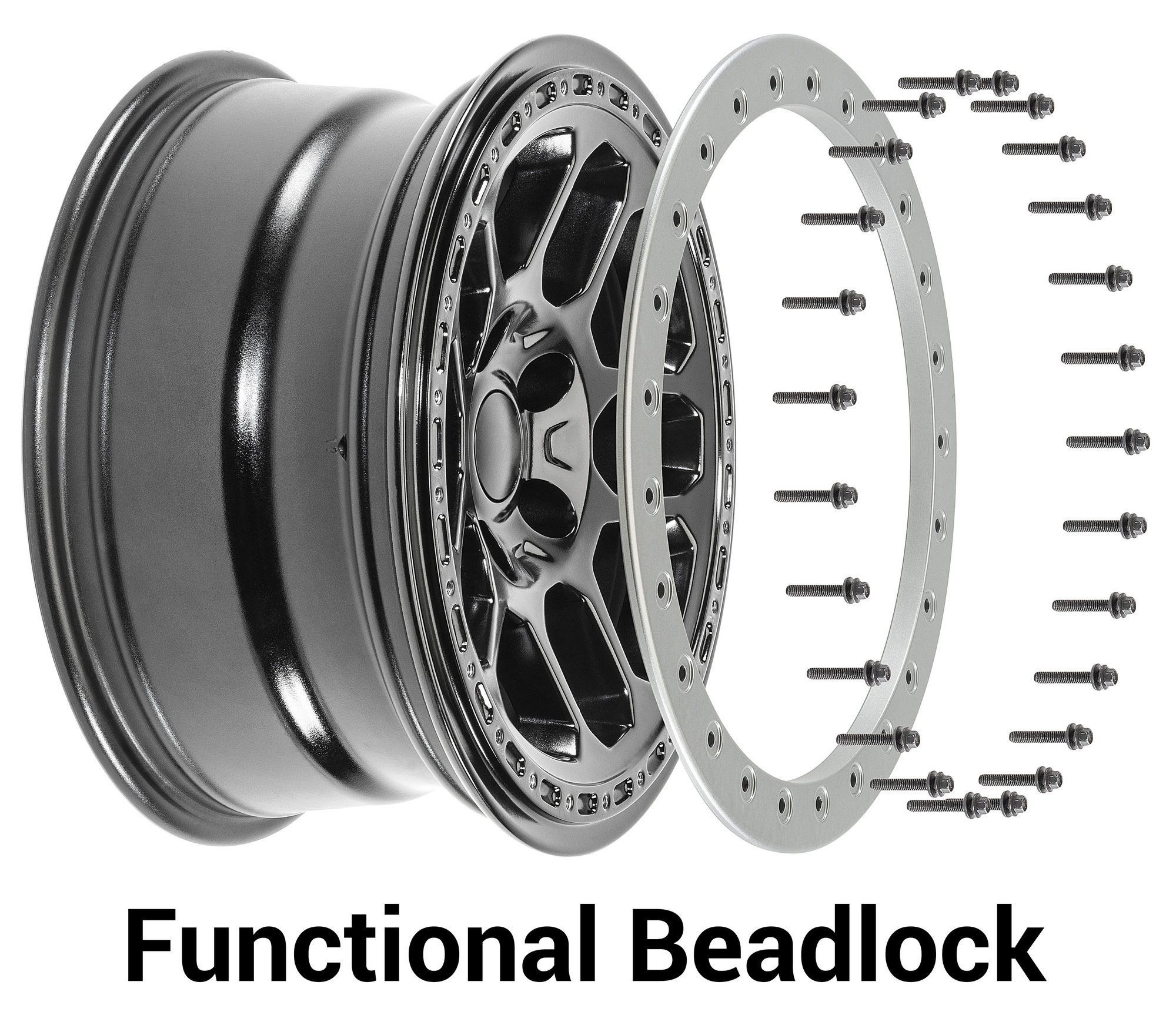 Mopar Functional Bead Lock Wheel for 07-21 Jeep Wrangler JL, JK & Gladiator  JT | Quadratec