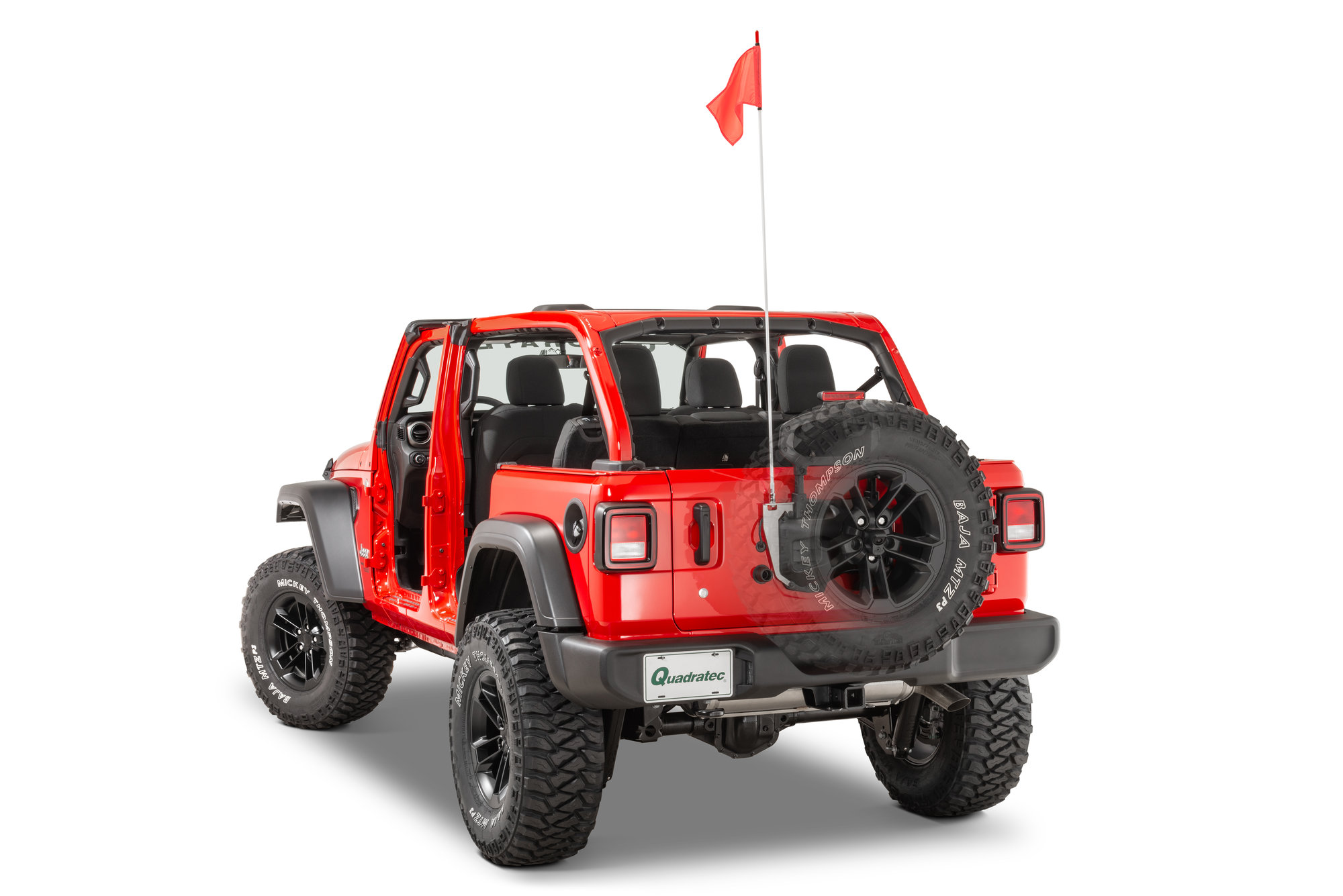 Quadratec Trail Flag with Mount Kit for 18-21 Jeep Wrangler JL | Quadratec