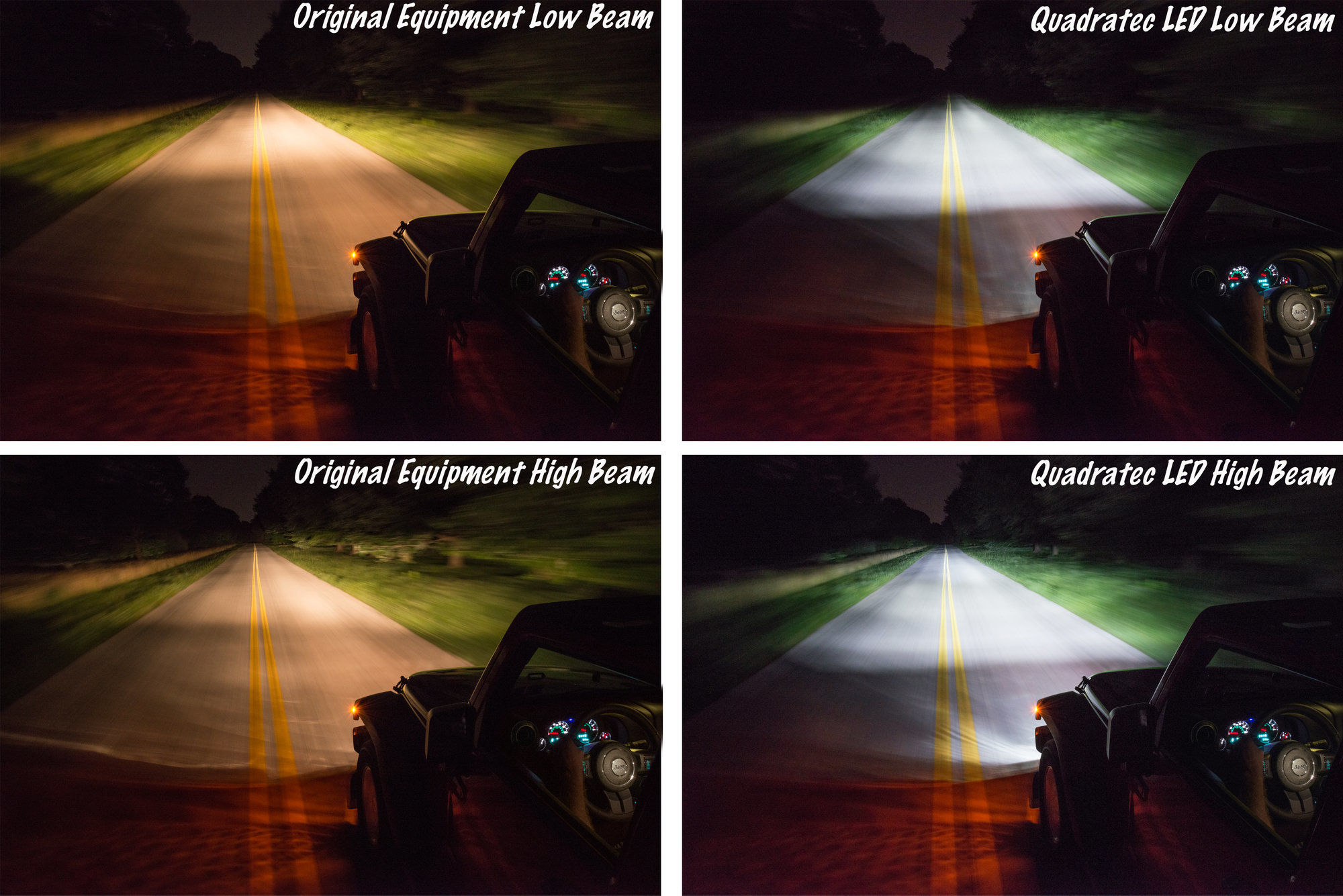 Følg os Normalt fryser Quadratec Gen II LED Headlights for 18-22 Jeep Wrangler JL & Gladiator JT |  Quadratec