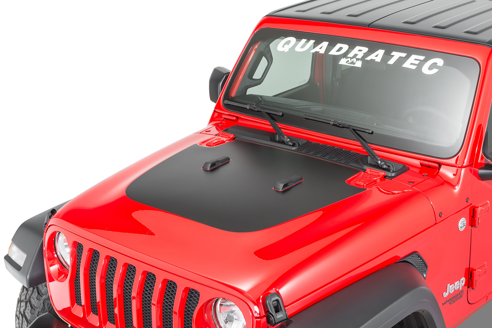 Quadratec 13135 1500 Premium Vinyl Hood Blackout Decal for 18-22 Jeep  Wrangler JL & Gladiator JT | Quadratec