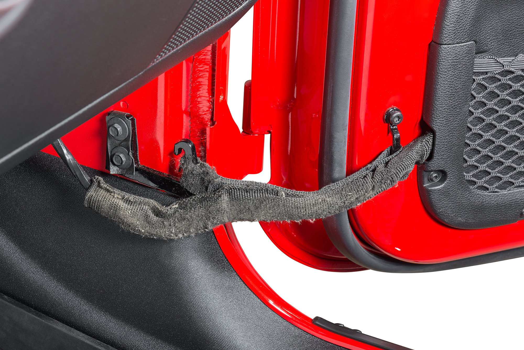 Quadratec Adjustable Replacement Door Check Straps for 07-18 Jeep Wrangler  JK | Quadratec