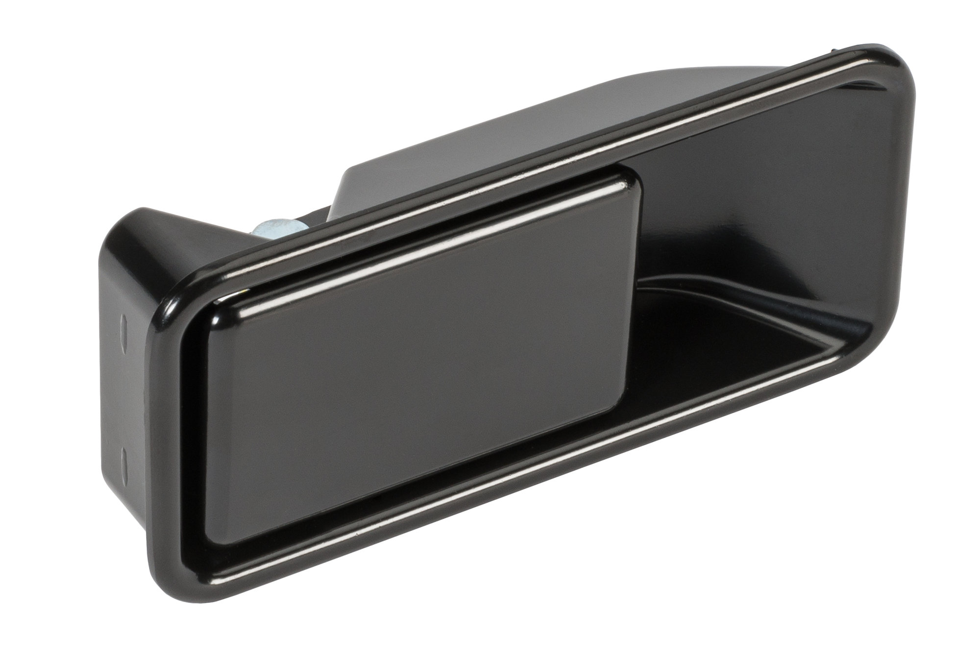 Quadratec Drivers Side Half Steel Door Handle in Black for 8706 Jeep