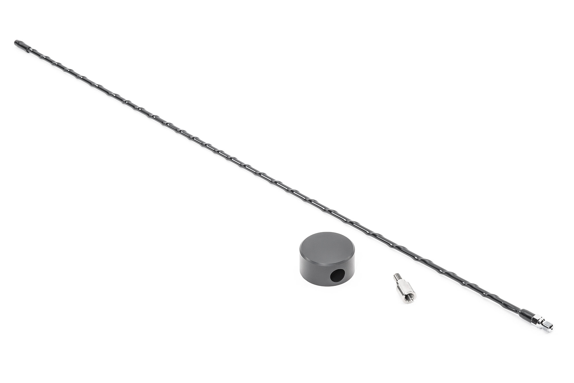 Quadratec JK-ANT CB Style AM/FM Radio Antenna for 07-20 Jeep Wrangler JL,  JK & Gladiator JT | Quadratec