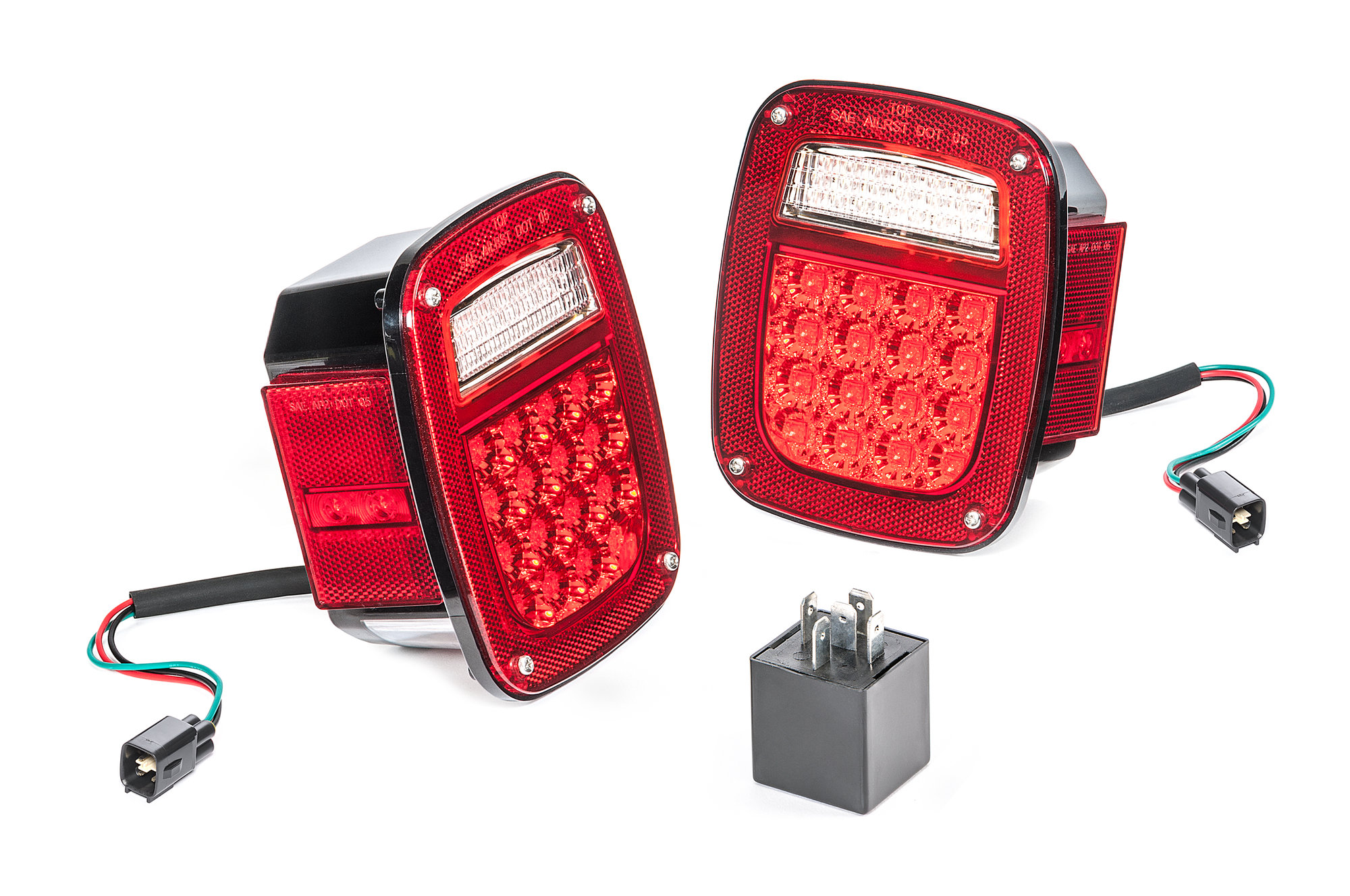 Quadratec LED Tail Light Kit for 01-06 Jeep Wrangler TJ & Unlimited |  Quadratec