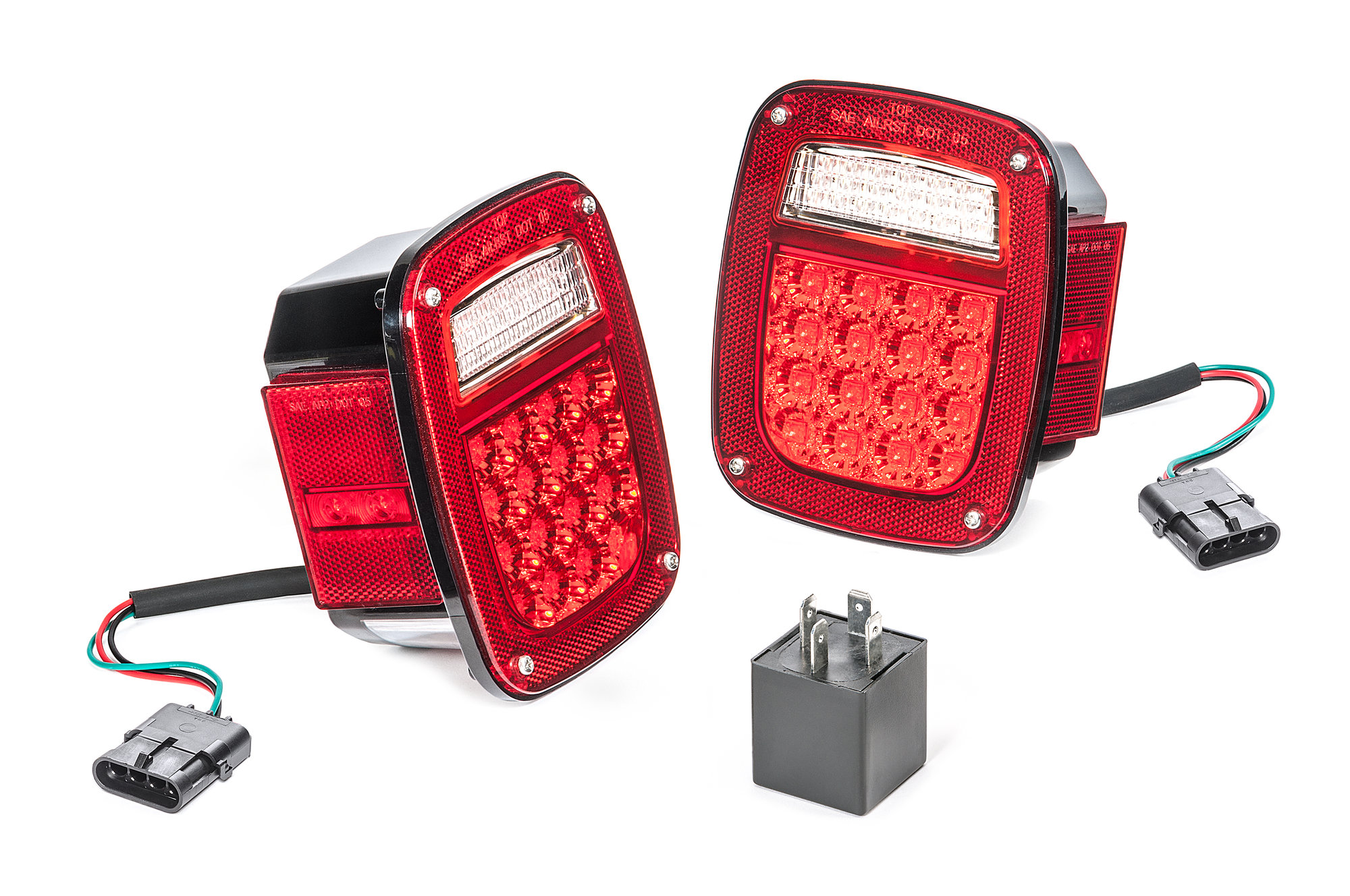 Introducir 46+ imagen 1997 jeep wrangler led tail lights