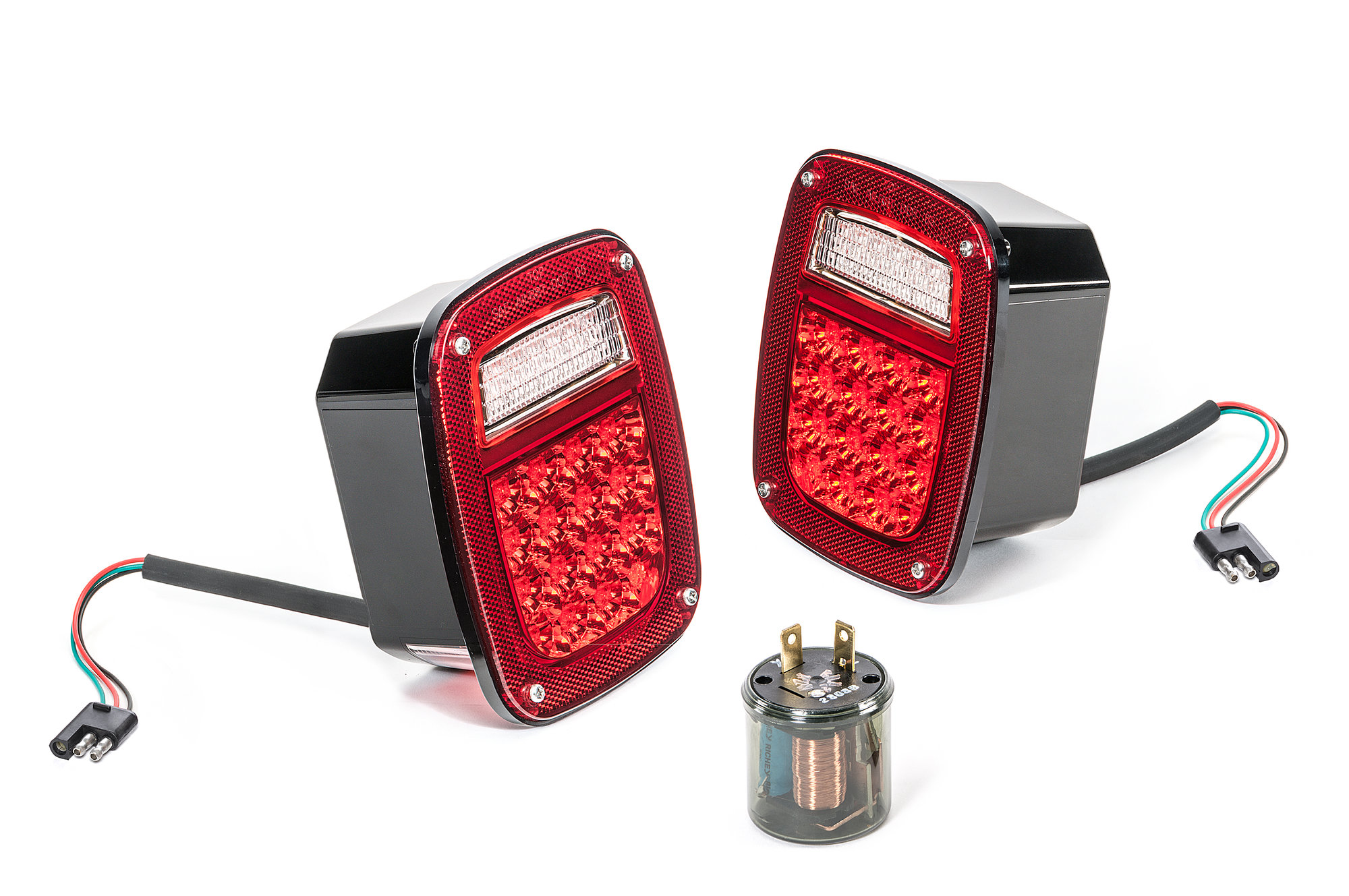 Quadratec LED Tail Light Kit for 7680 Jeep CJ5 & CJ7 Quadratec