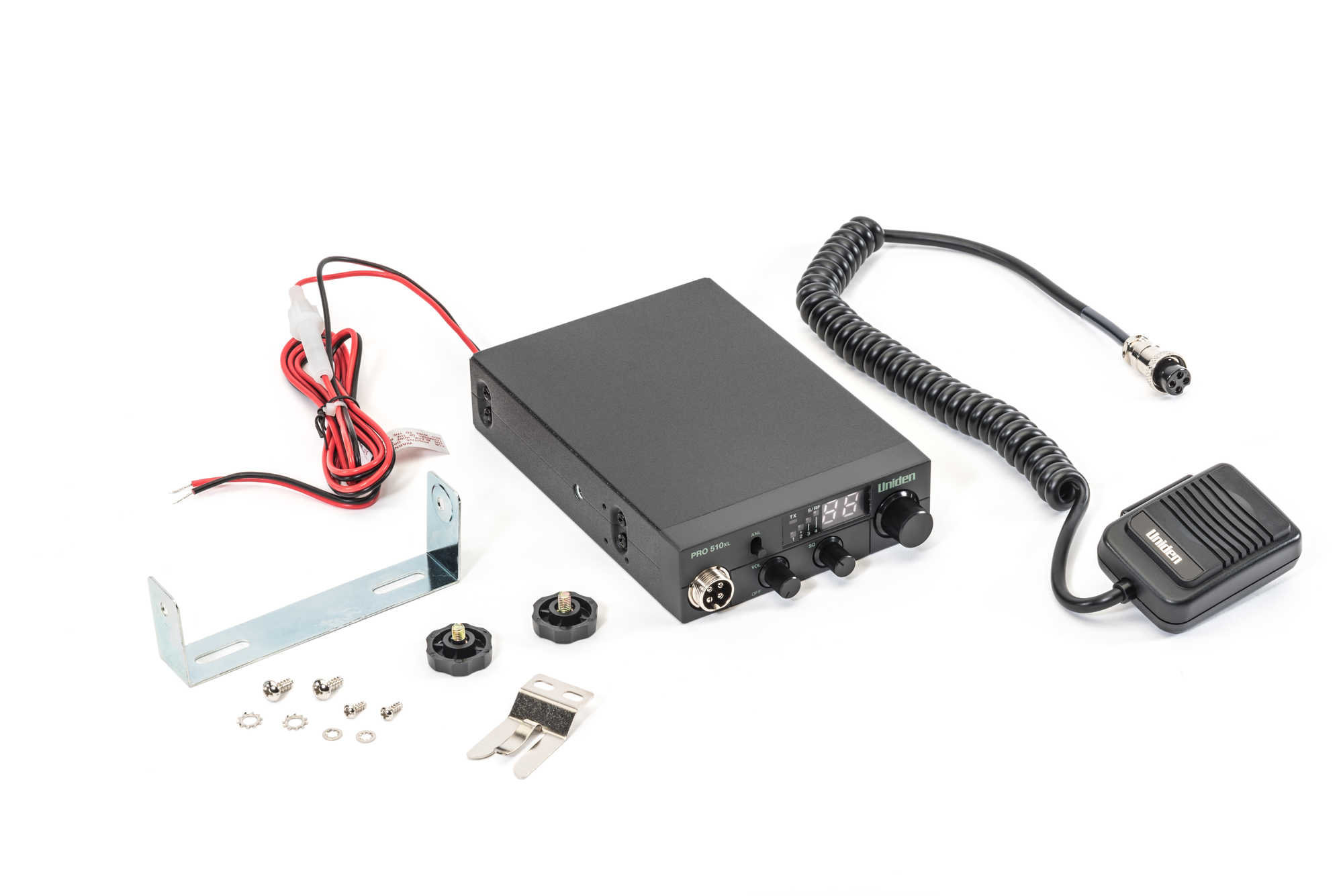 Quadratec Uniden Pro 510XL 40 Channel Compact Mobile CB Radio with